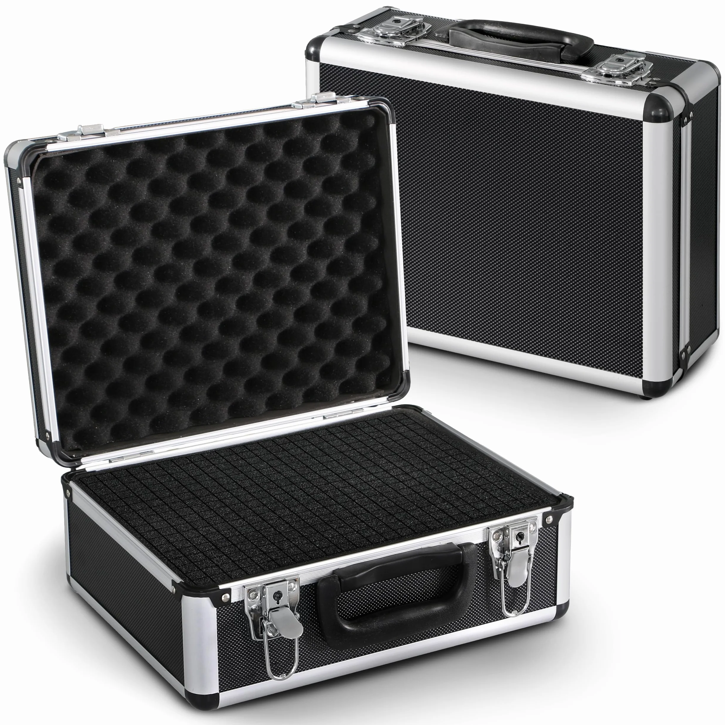 Peaktech Custodia Universale per Strumenti di Misura, Alluminio Resistente, 20 kg, 320x250x150 mm, Nero