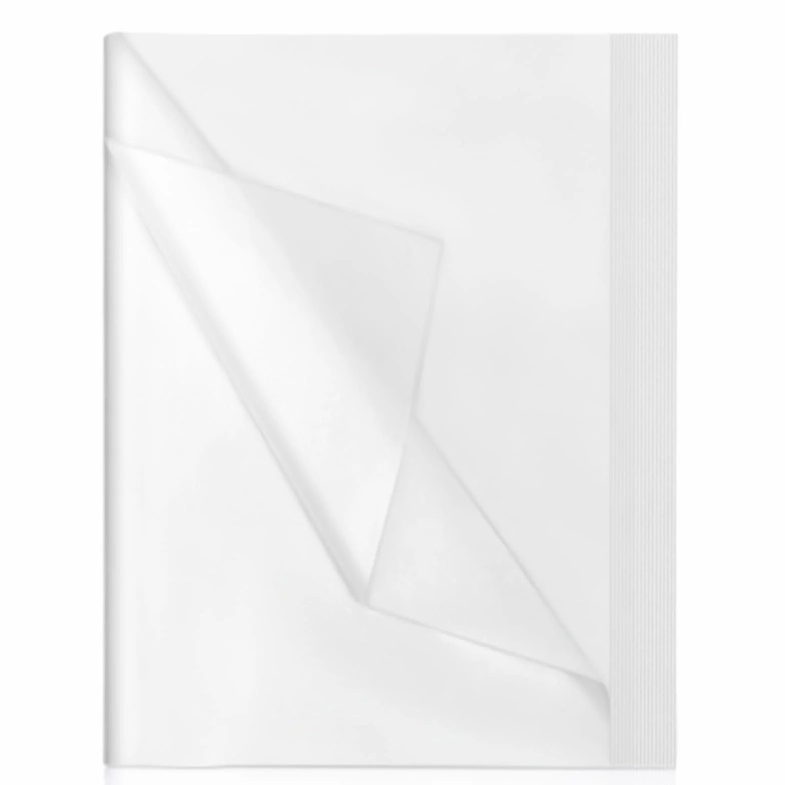 100 Fogli di Carta Velina Bianca, 50 x 70 cm - Per Imballaggio, Cartamodelli, Matrimonio, Compleanno, Natale, Fai Da Te, Decorazione