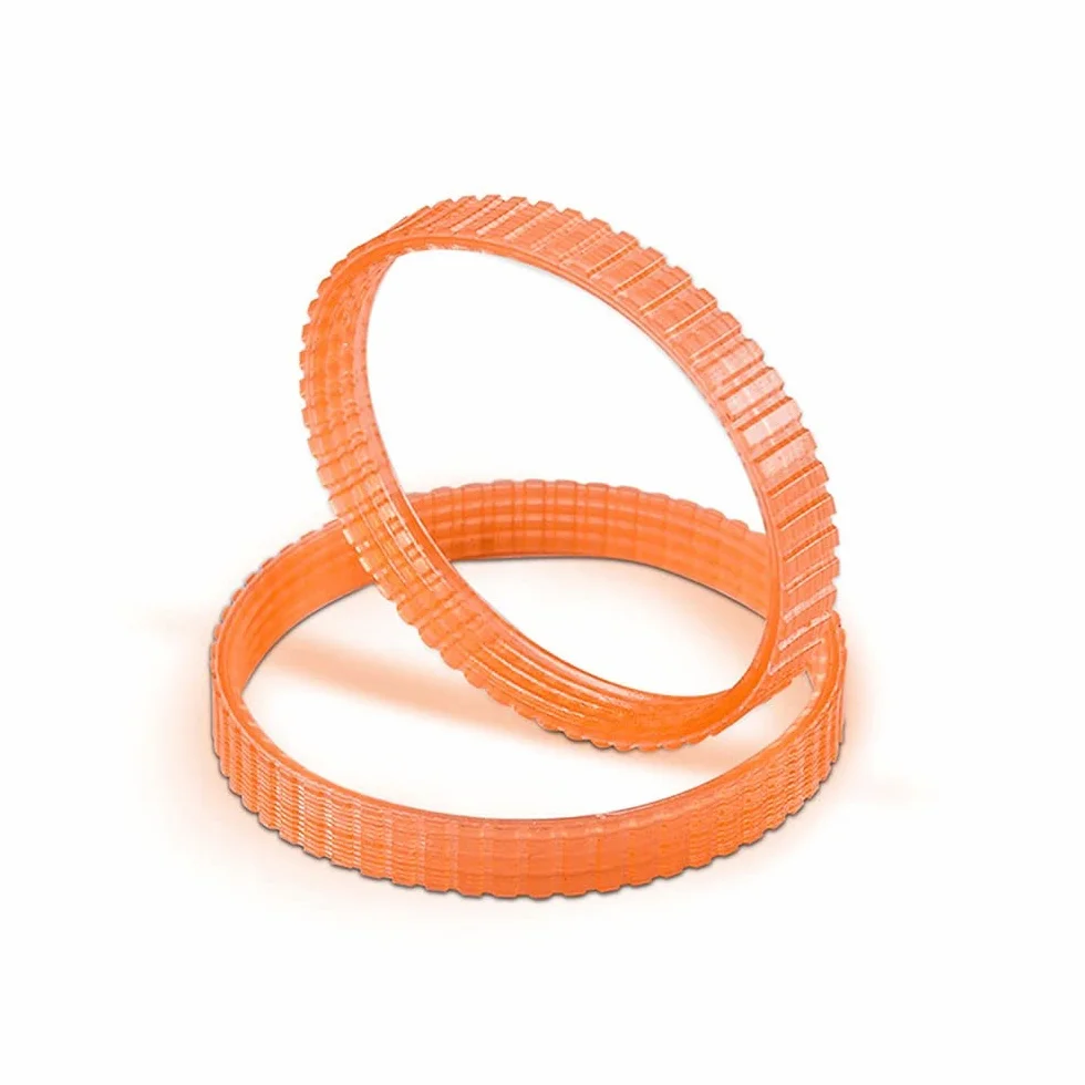 Cinghia di trasmissione per pialla adatta per Makita KP0800X, cinghia di trasmissione per pialla elettrica, 2 pezzi/confezione