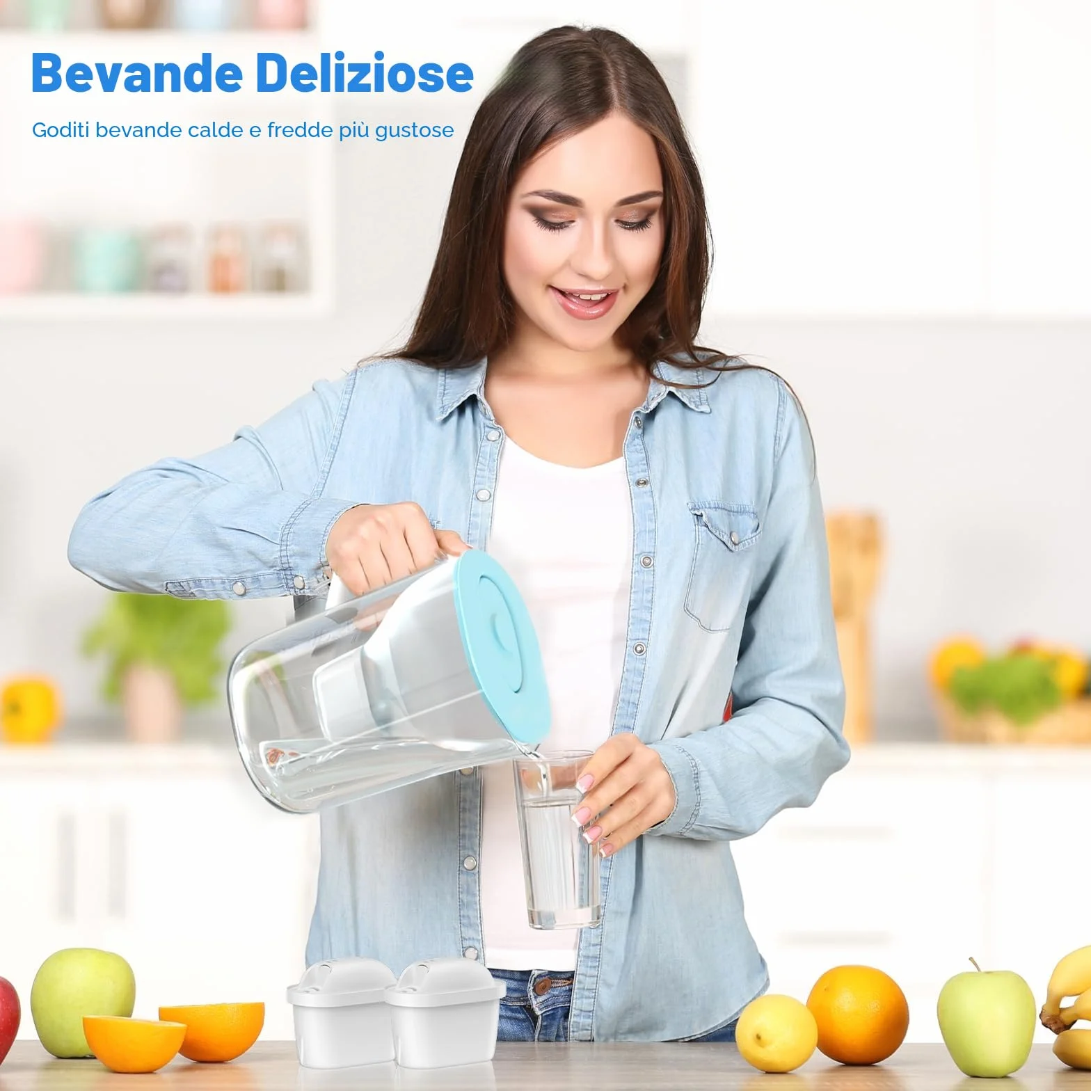 Cartucce Filtro Dell'acqua Compatibili Con Brita Maxtra Pro All-in-1, Maxtra+ Plus, 6 Pezzi