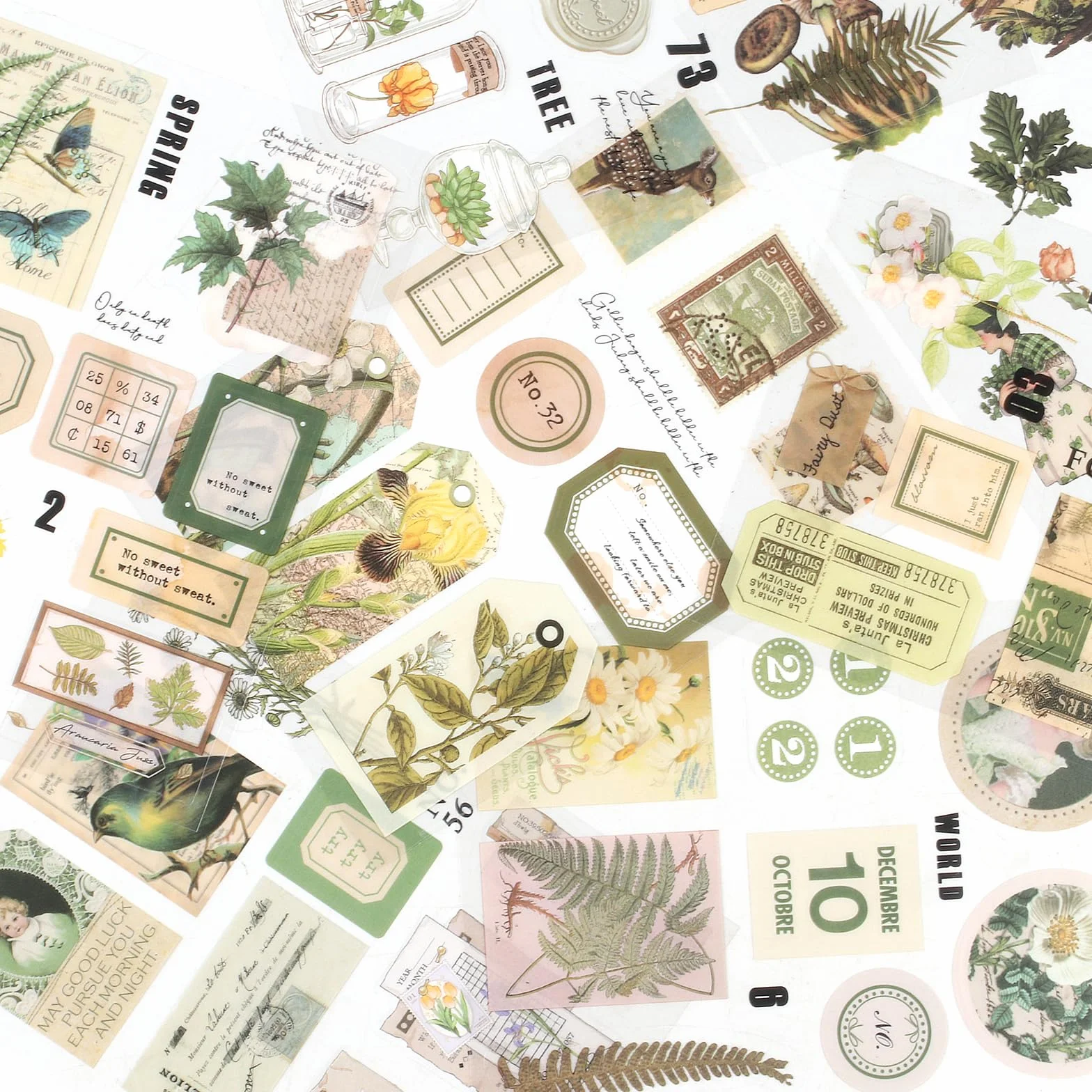 Adesivi per Scrapbooking Stickers, Stickers Bullet Journal, Scrapbooking Kit Per Junk Journal Adesivi, Scrapbook Journaling，Bullet Journal Fai da Te