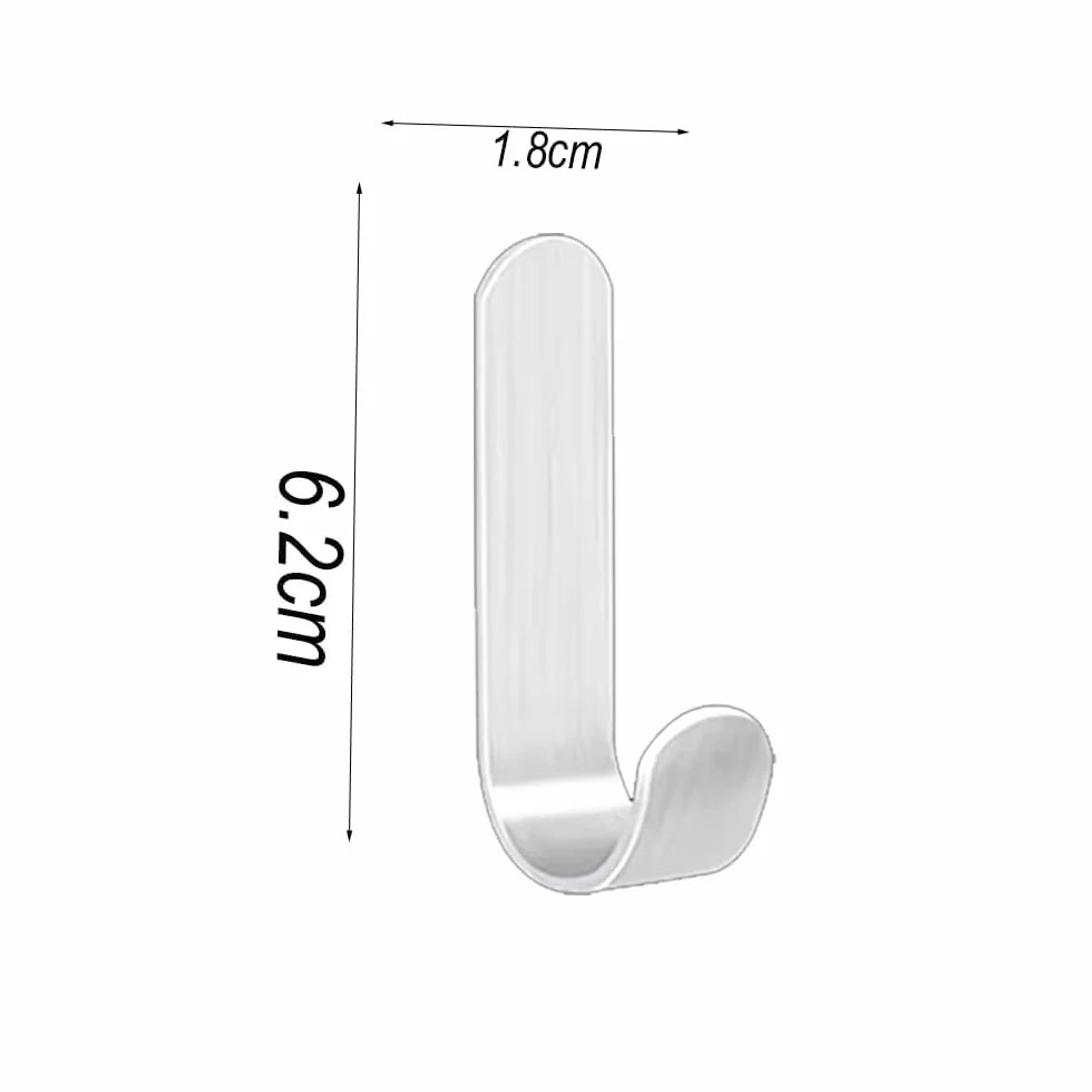 Aeuezxx Ganci Adesivi in Acciaio Inox 4 Pezzi Portasciugamani da Parete