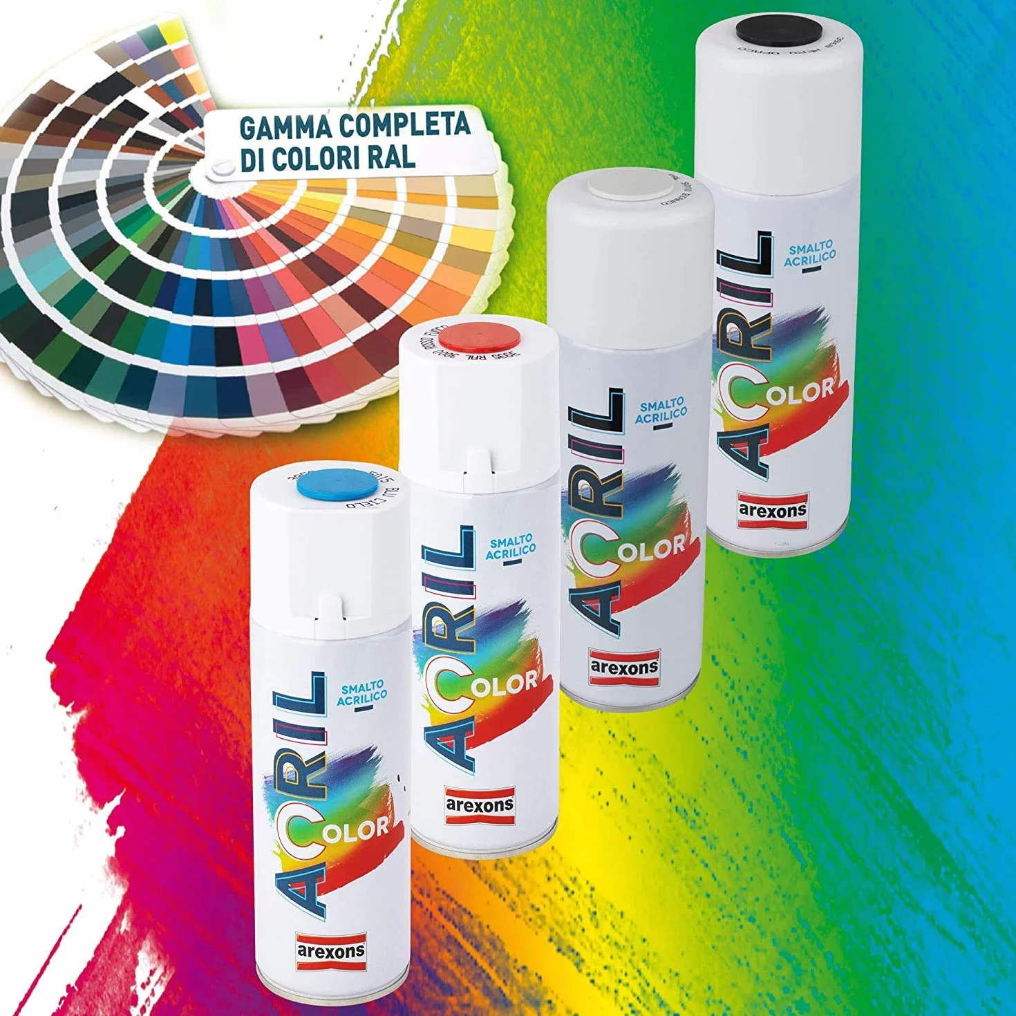 AREXONS Smalto Spray Acrilico RAL 7016 Grigio Antracite