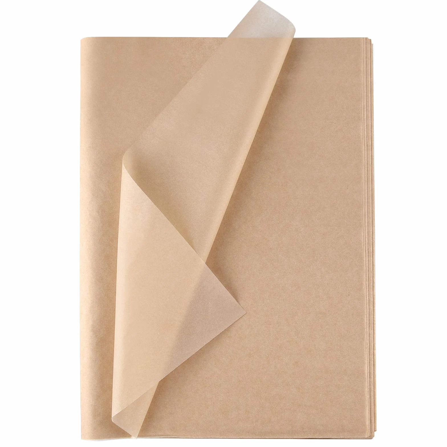 CHRORINE Carta Velina Marrone 60 Fogli 50 x 37 cm Artigianato Compleanno