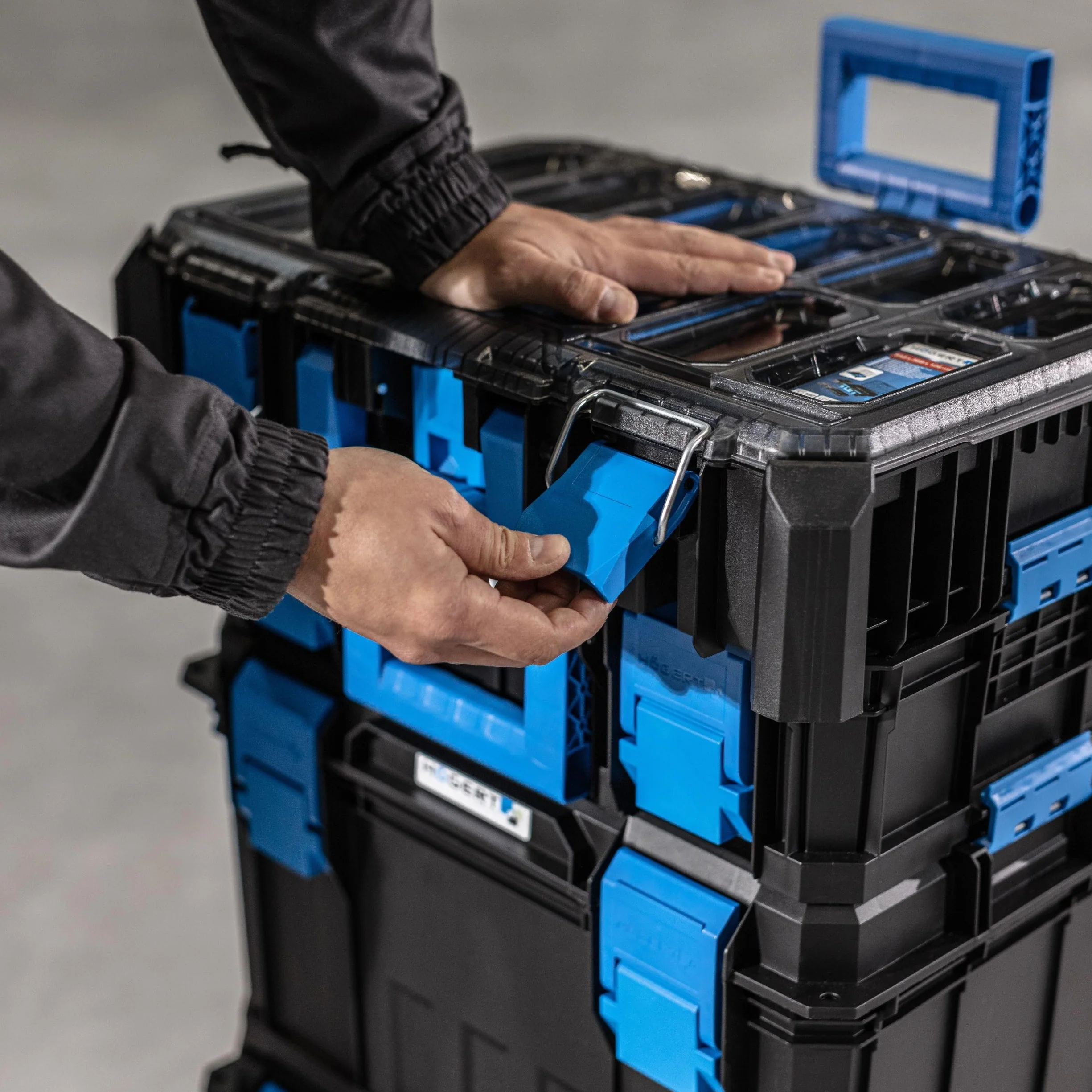 Högert Technik Cassetta Degli Attrezzi 50 kg Modulare ABS HT7G502