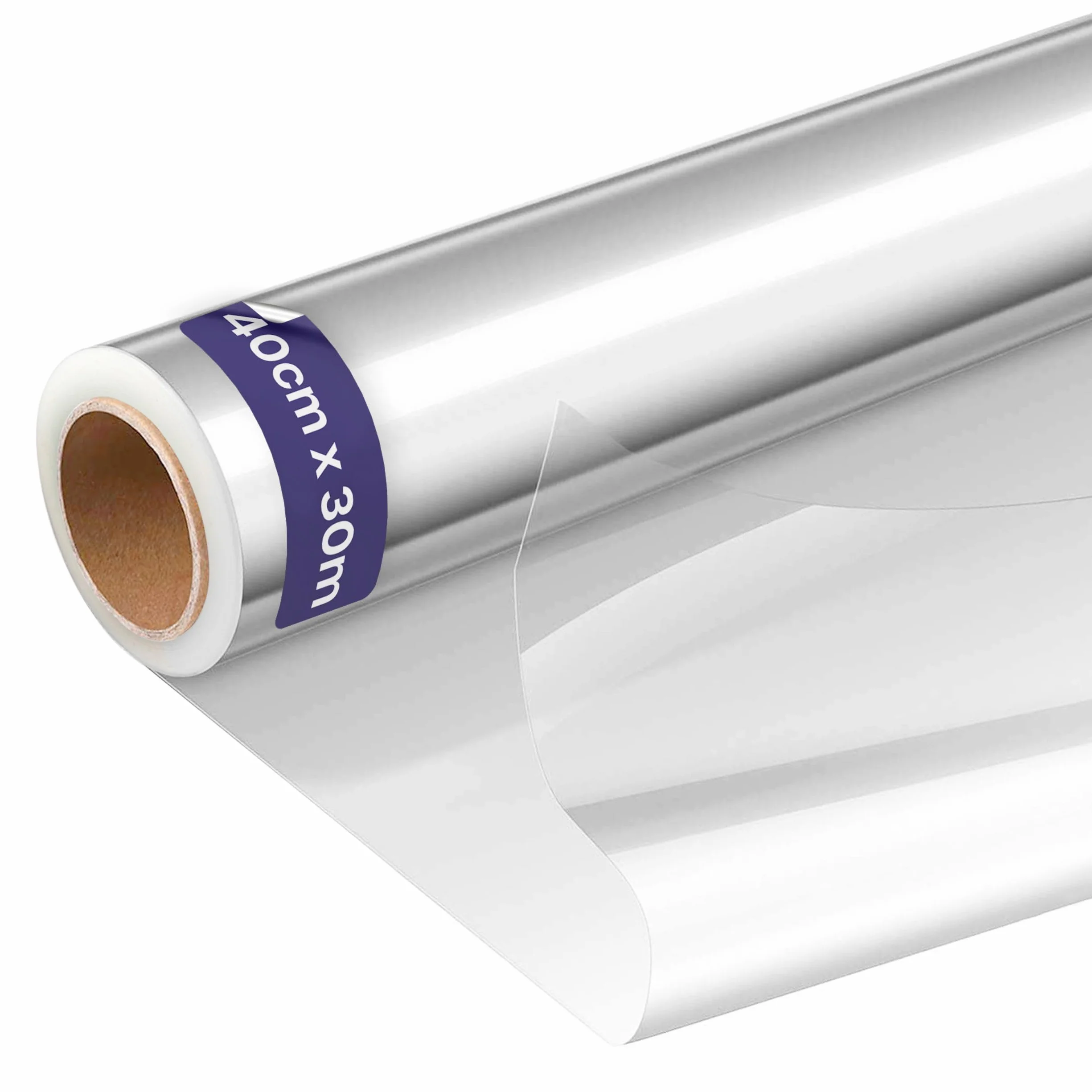 Papier Transparent Emballage – 40cm x 30m (1 Rolle) Cellophane Rouleau pour Emballage de Panier – Papier Cadeau Transparent de Cadeaux, Arts & Travaux Manuels