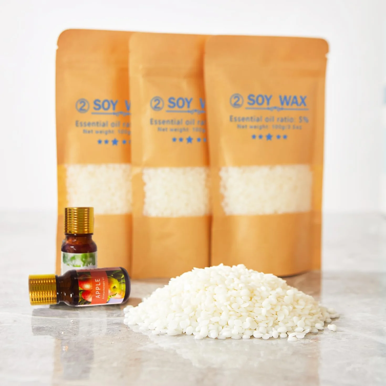 LINGQIAN Kit di produzione di candele per adulti, cera di soia per candela, candele fai da te per creare le tue candele