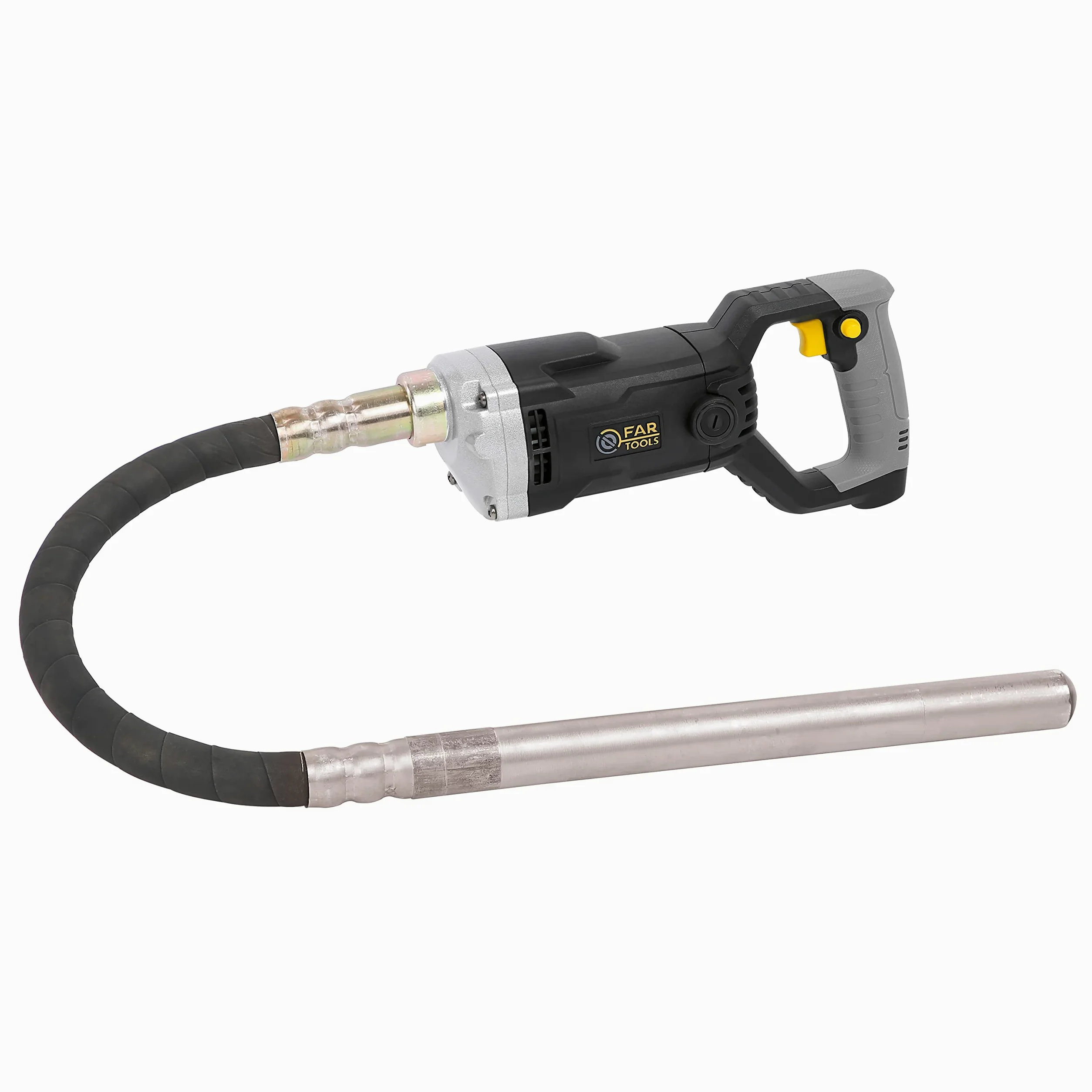 VB 1200 - Vibratore per calcestruzzo, 1200 W, con ago vibrante, lunghezza 1,25 m, diametro 35 mm, velocità 4200 giri/min