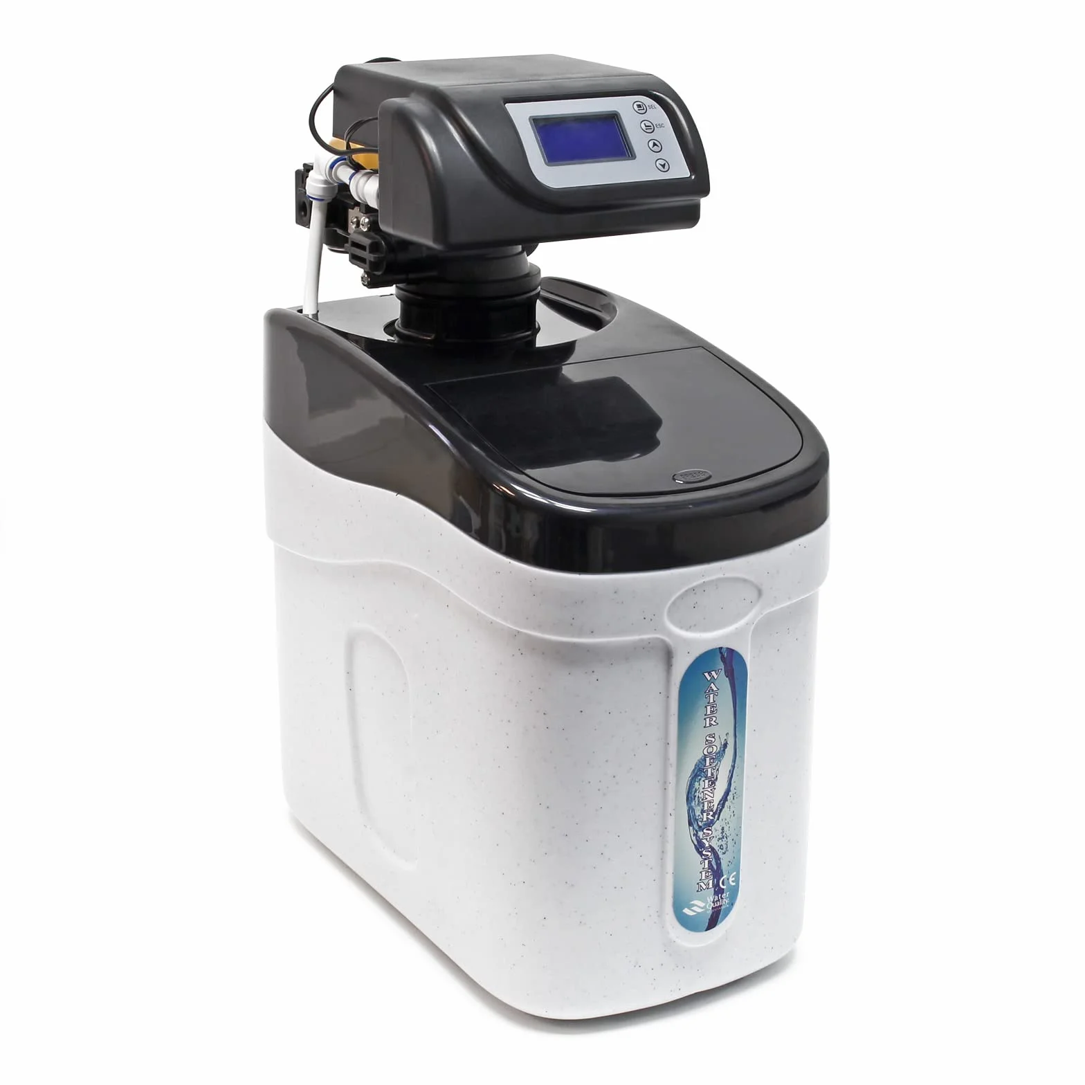 Wiltec NW-SOFT-C1 Addolcitore d'acqua 500 l/h con serbatoio salamoia da 10 kg e display