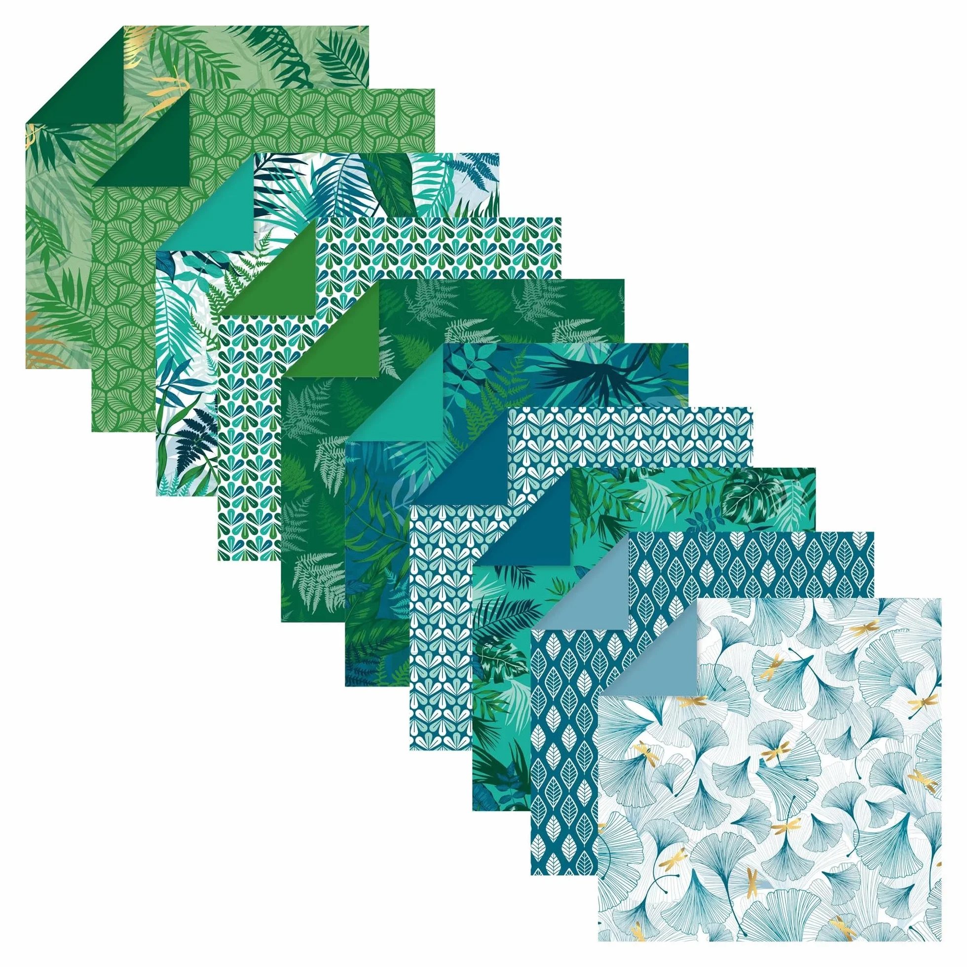 Clairefontaine 95354C Papier Origami 70g/m² 15x15cm 30 motivi colorati