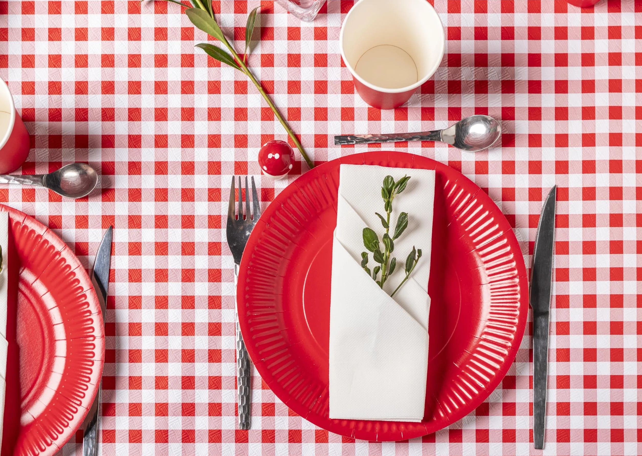 Pro Tovaglia Bicchieri 20cl Rosso Cartone 15 sztuk