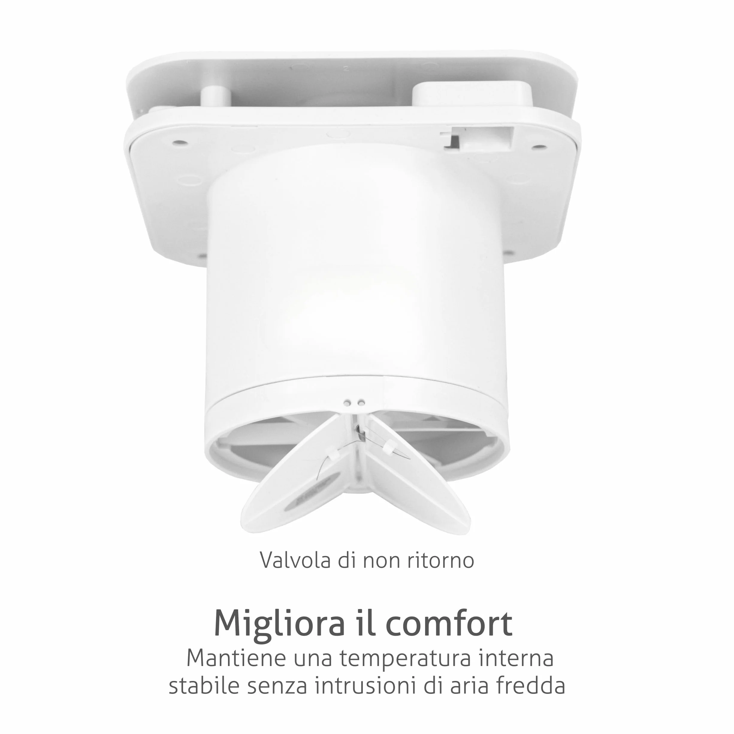 Turbionaire Trend Plus 100 WM Aspiratore per Bagno 100mm 22dB 5.7W Telecomando Valvola di Non Ritorno Timer
