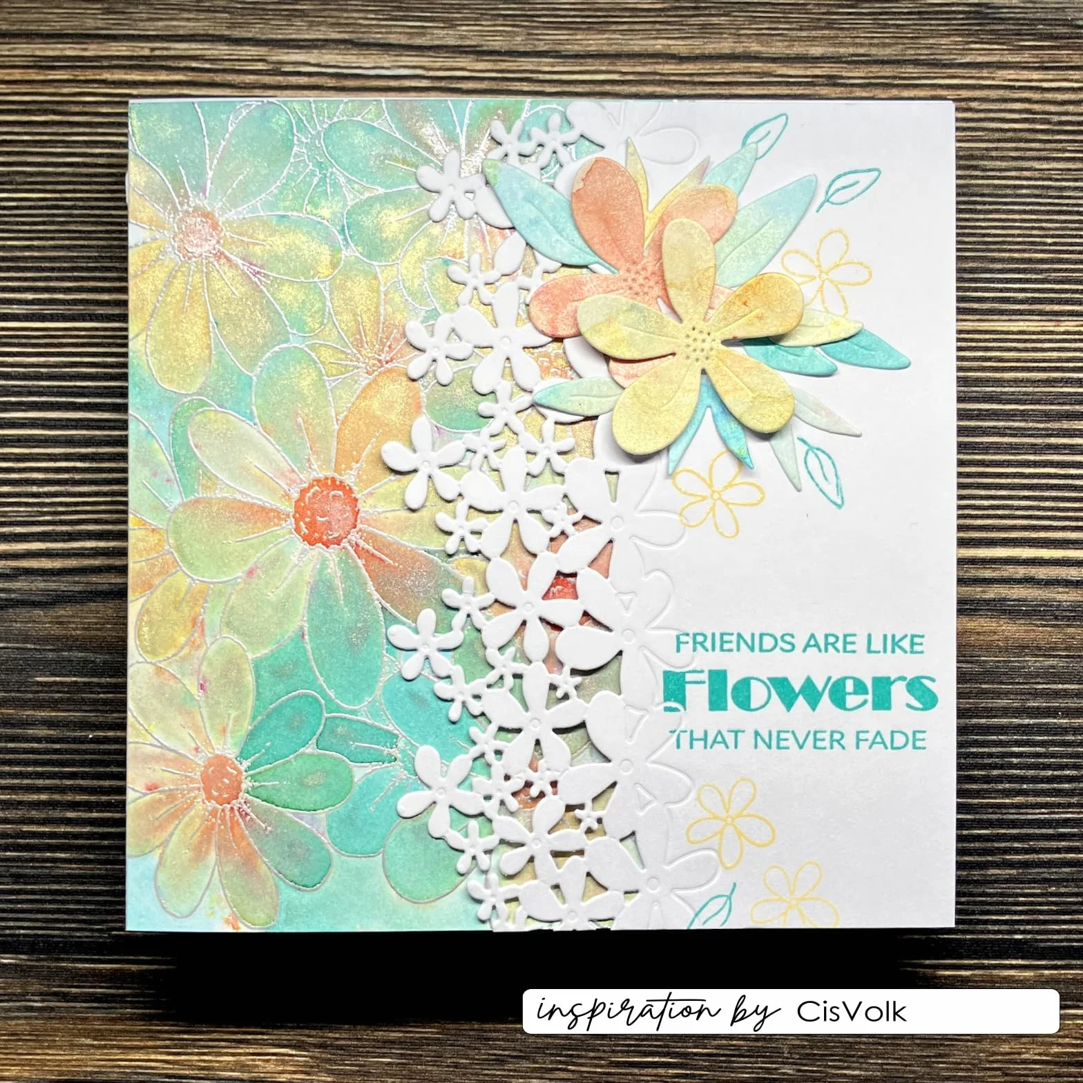 Vaessen Creative Set di Fustelle da Taglio e Embossing – Fiori (Bloom) – 6 Cutting Dies – per Biglietti, Scrapbooking, Lavoretti Creativi e DIY – con le Macchine da Taglio ed Embossing