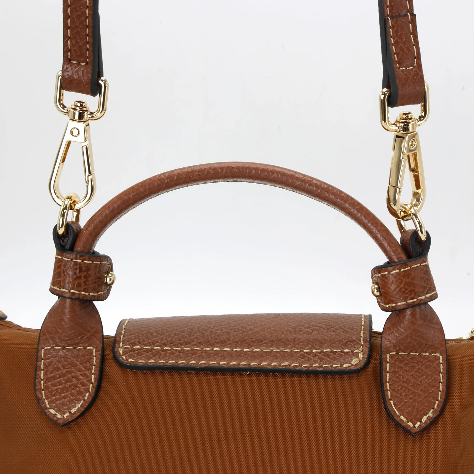 Tracolla in pelle per borsetta, terracotta/nude/tortora/blu navy