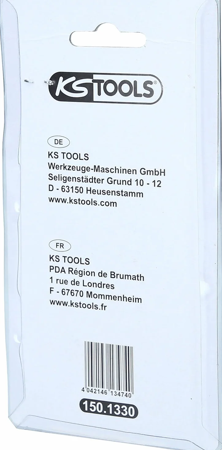 KS Tools 150.1330 Serie di Estrattori per Viti, 6 Pezzi, M3 - M18.in Astuccio di Plastica