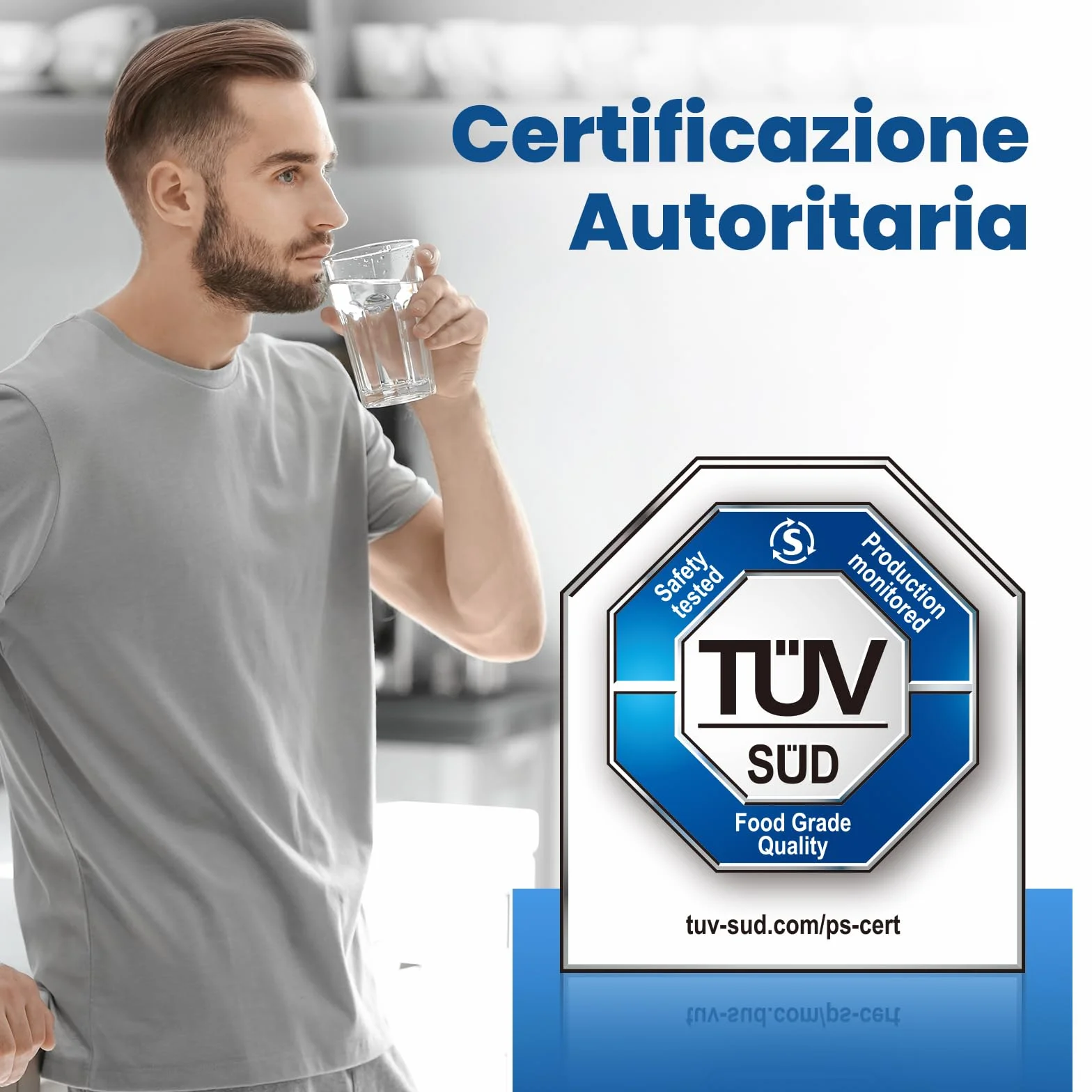 PUREPLUS Cartuccia filtro acqua 5 micron 25,4x6,3 cm ricambio RO Culligan P5 Aqua-Pure AR110 Dupont WFPFC5002