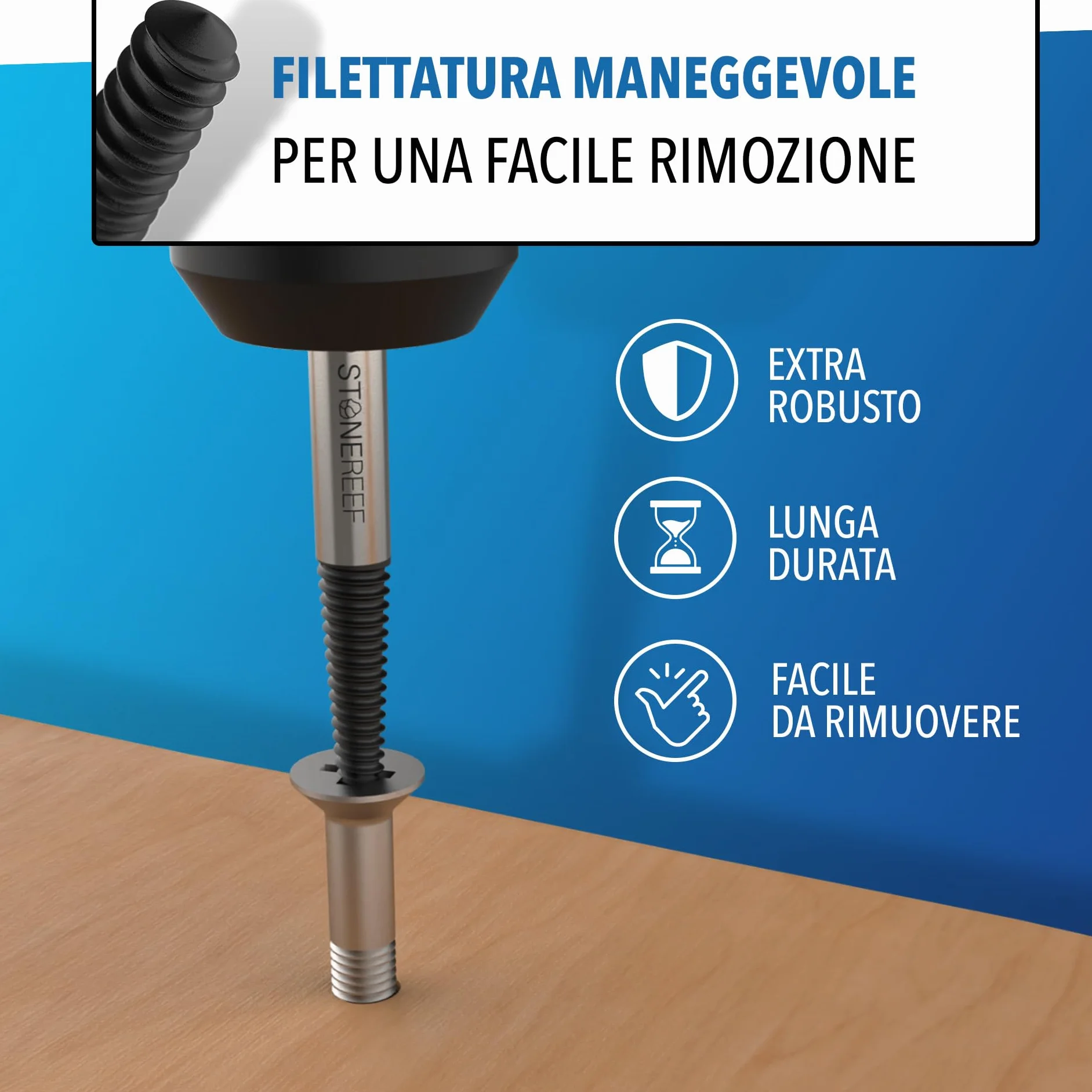 Set di estrattori per viti professionale [5 pezzi in HSS 4341] – Estrattore a sinistra professionale, estrattore per viti, strumento di svitamento a sinistra, rimozione viti, trapano a sinistra..
