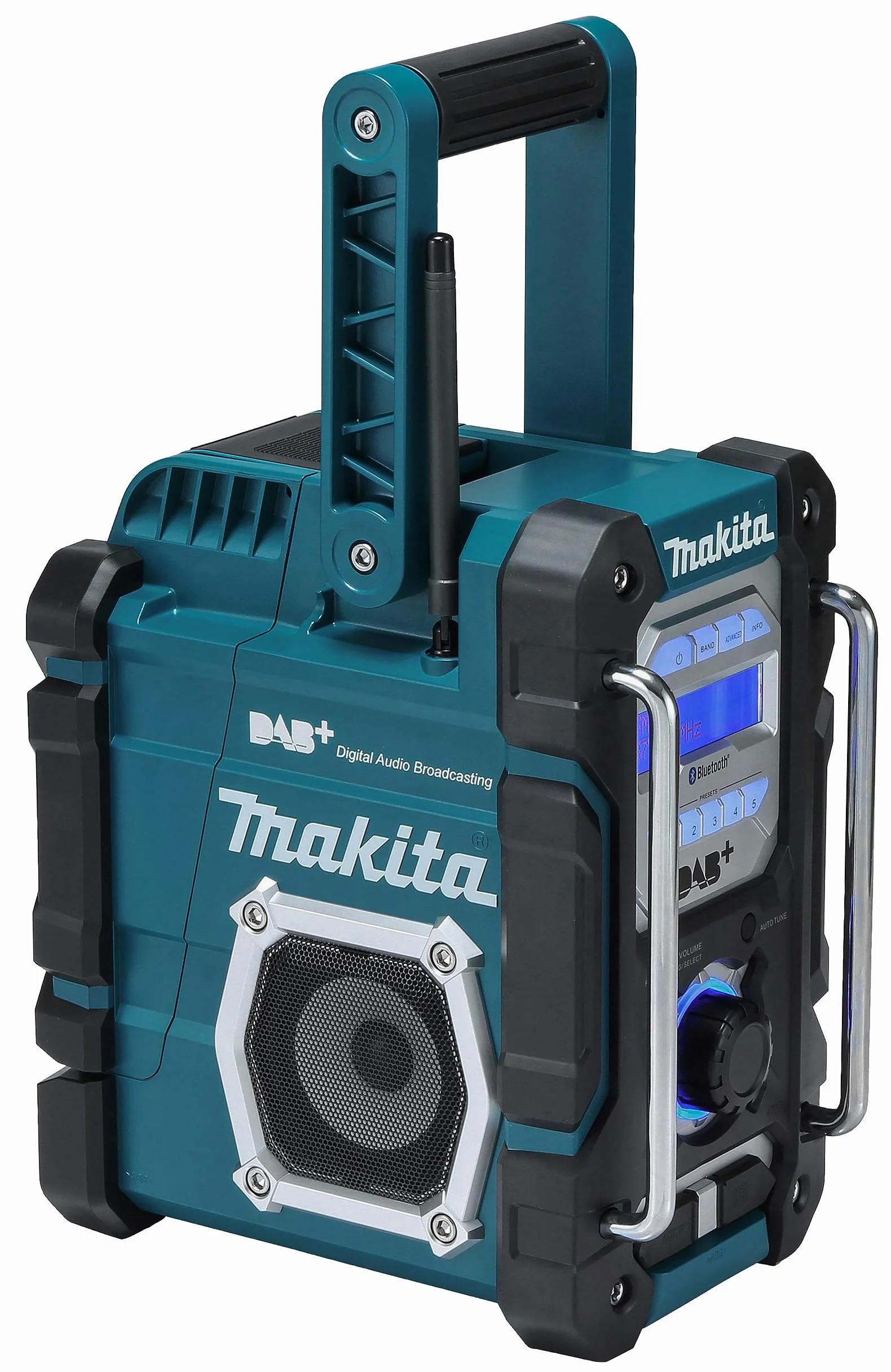 Makita DMR112 Radio da cantiere DAB/DAB+, agli ioni di litio, con Bluetooth, batterie e caricabatterie non inclusi
