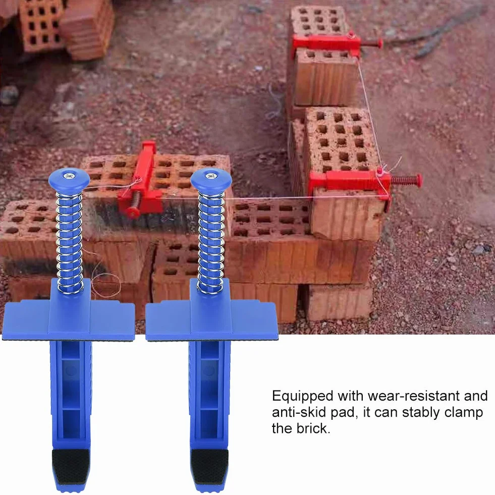 Blocchi di in Muratura, Strumenti per Muratura per Portanti di Mattoni da 2 Pezzi, Blocchi di per Muratura per Attrezzature per la Costruzione di Edifici (BLUE)