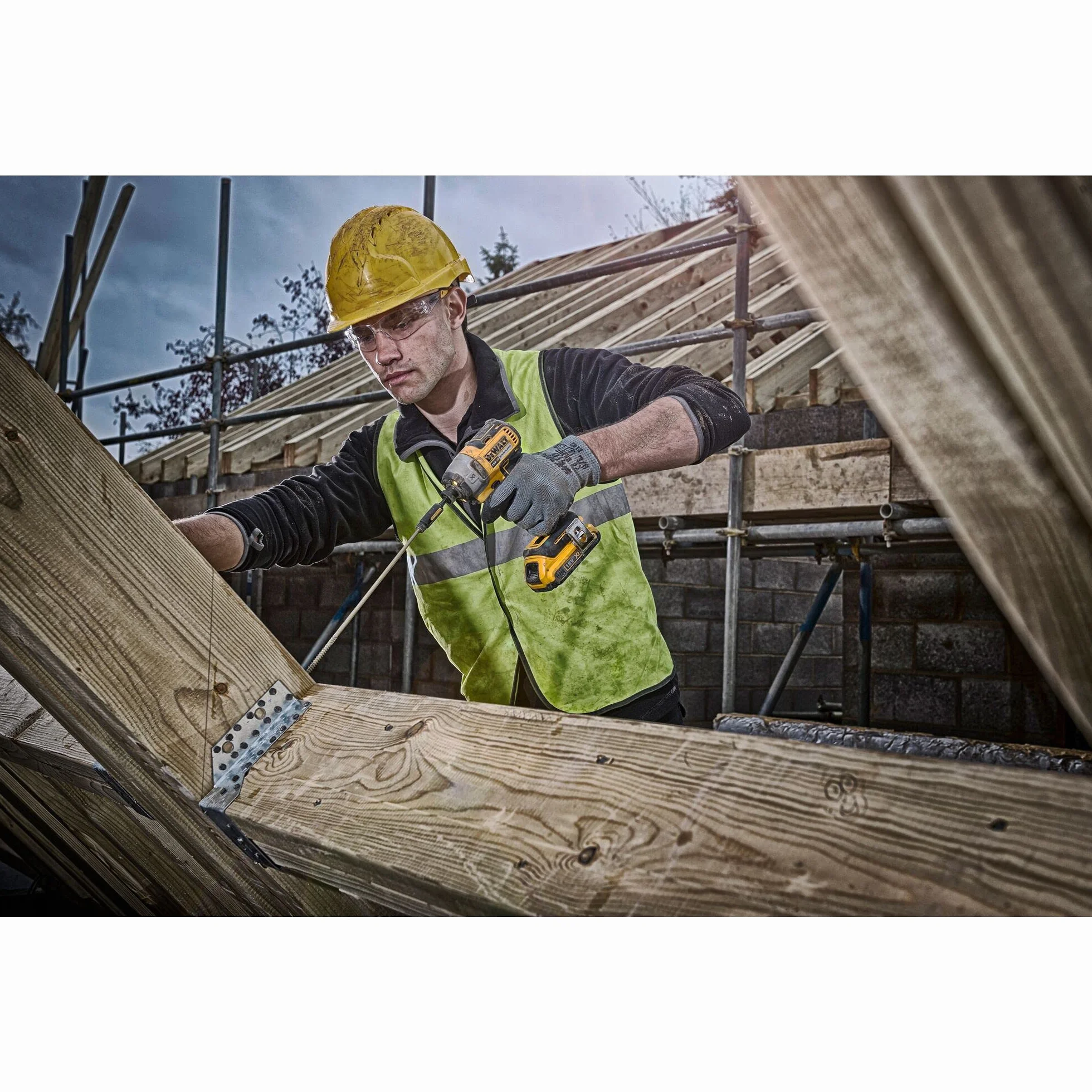 DEWALT DCF887NT-XJ Avvitatore impulsi 1/4" brushless in valigatta tstak senza batterie e caricabatteria