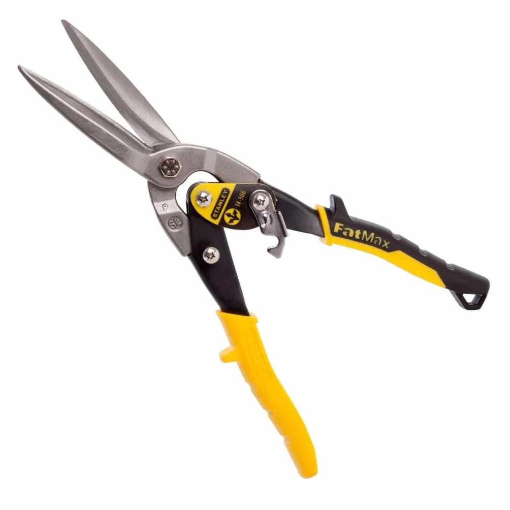 STANLEY FATMAX 2-14-566 Cesoie per lattoniere a leva demoltiplicata, a becchi lunghi, lunghezza mm 300.