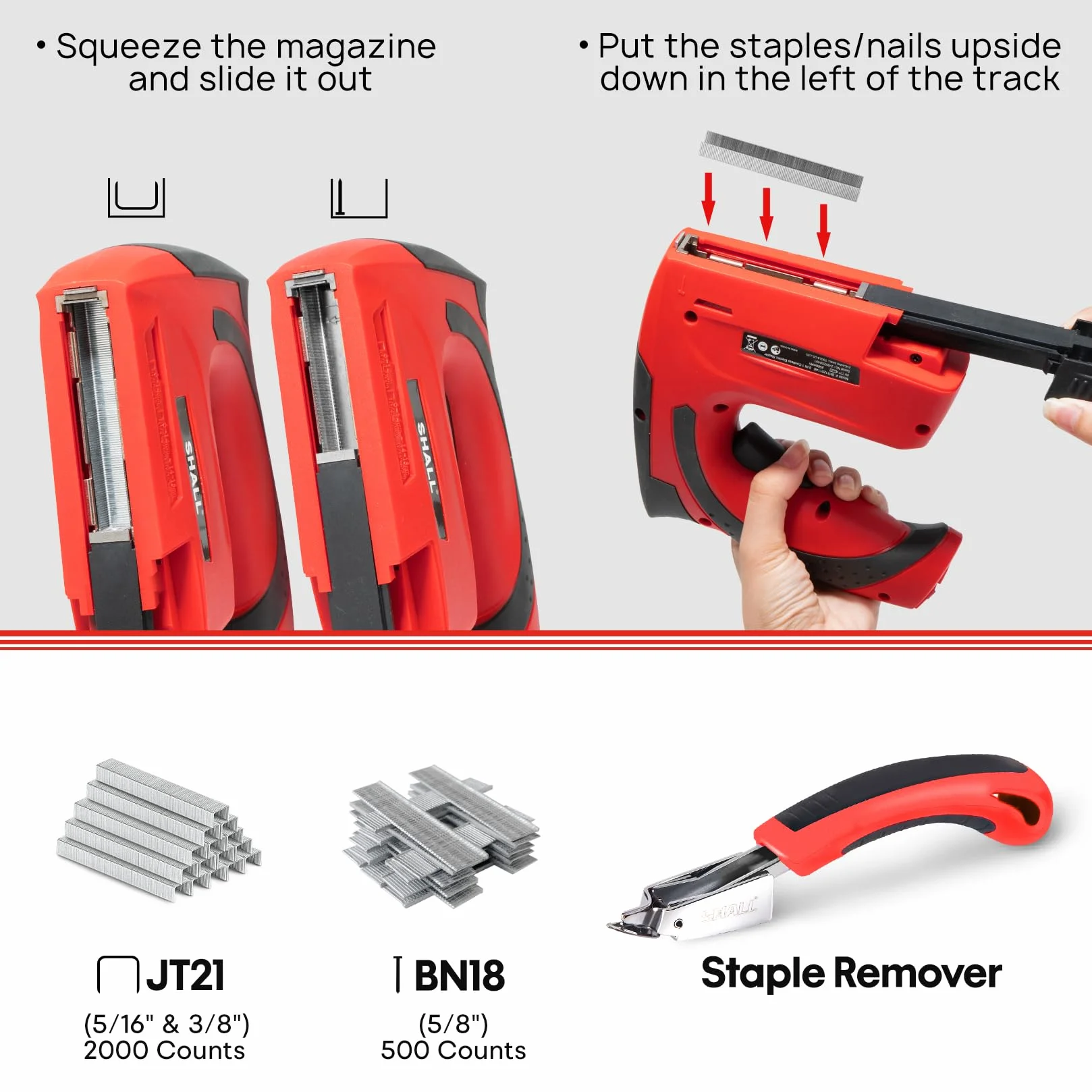 SHALL Puntatrice elettrica 2 in 1, senza fili, con 2500 punti, Per artigianato, fai da te, decorazioni
