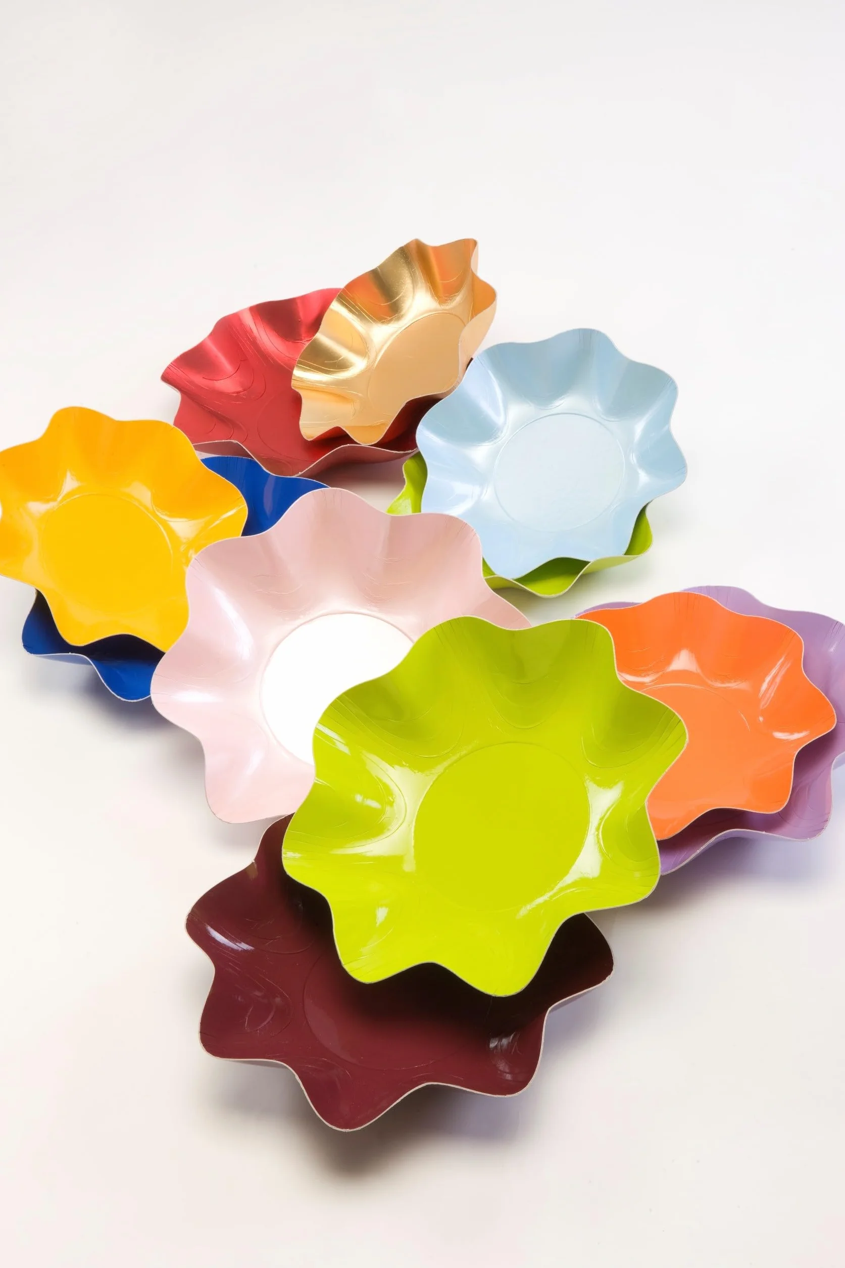 Coltelli di Plastica Clear Head Rosa 10 Pezzi