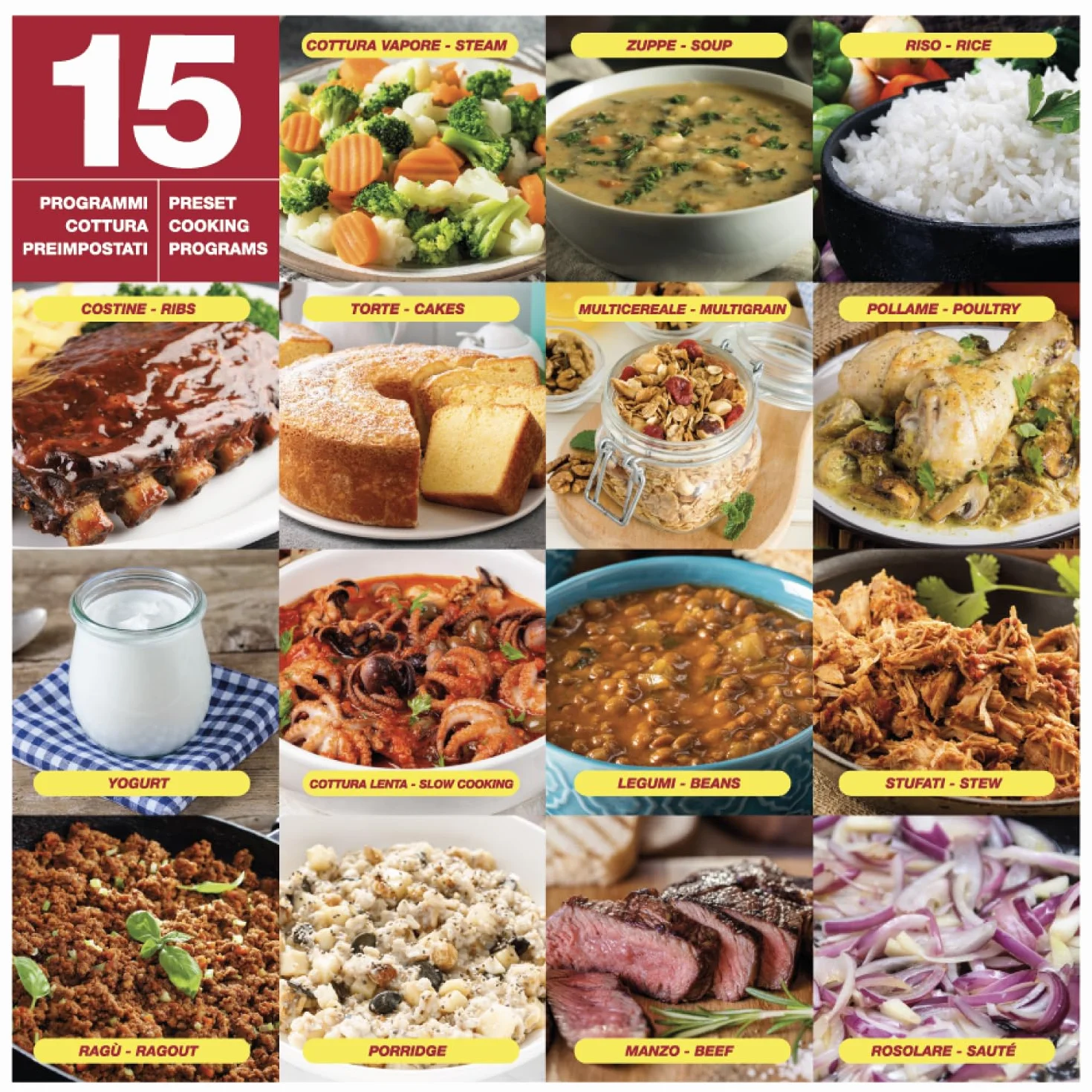 BEPER P101COS002 Pentola Multicooker a Pressione 6 Litri,15 Programmi di Cottura, Slow Cooker, Timer 24h, 3 Livelli di Pressione, Funzione Mantenimento Caldo, 10 Sistemi di Sicurezza,1000W