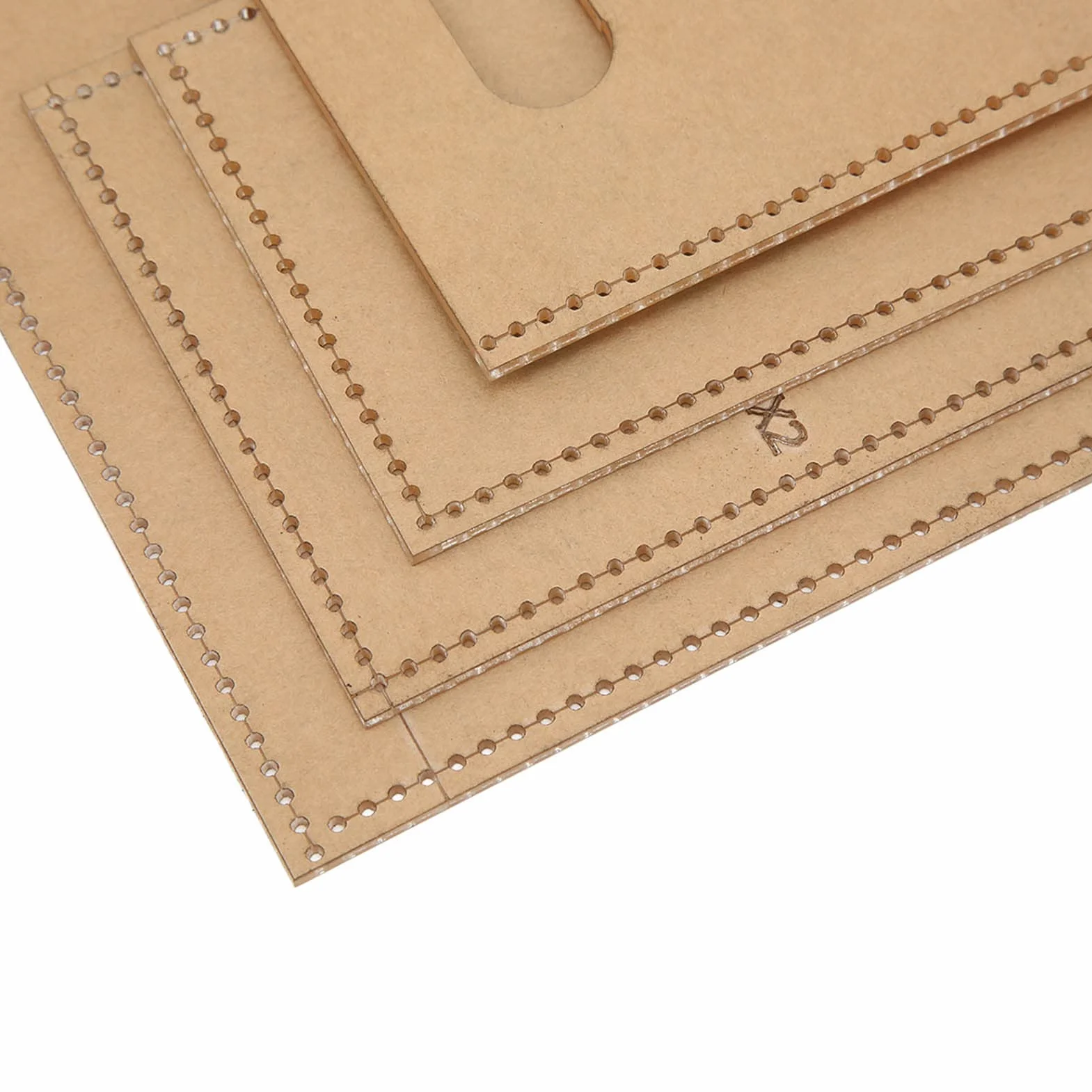 Modello in Acrilico per Borsa a Tracolla, Modello in Pelle Trasparente, Set di Borse da Taglio Preciso, Creazione di Stencil per Artigianato in Pelle Fai da Te