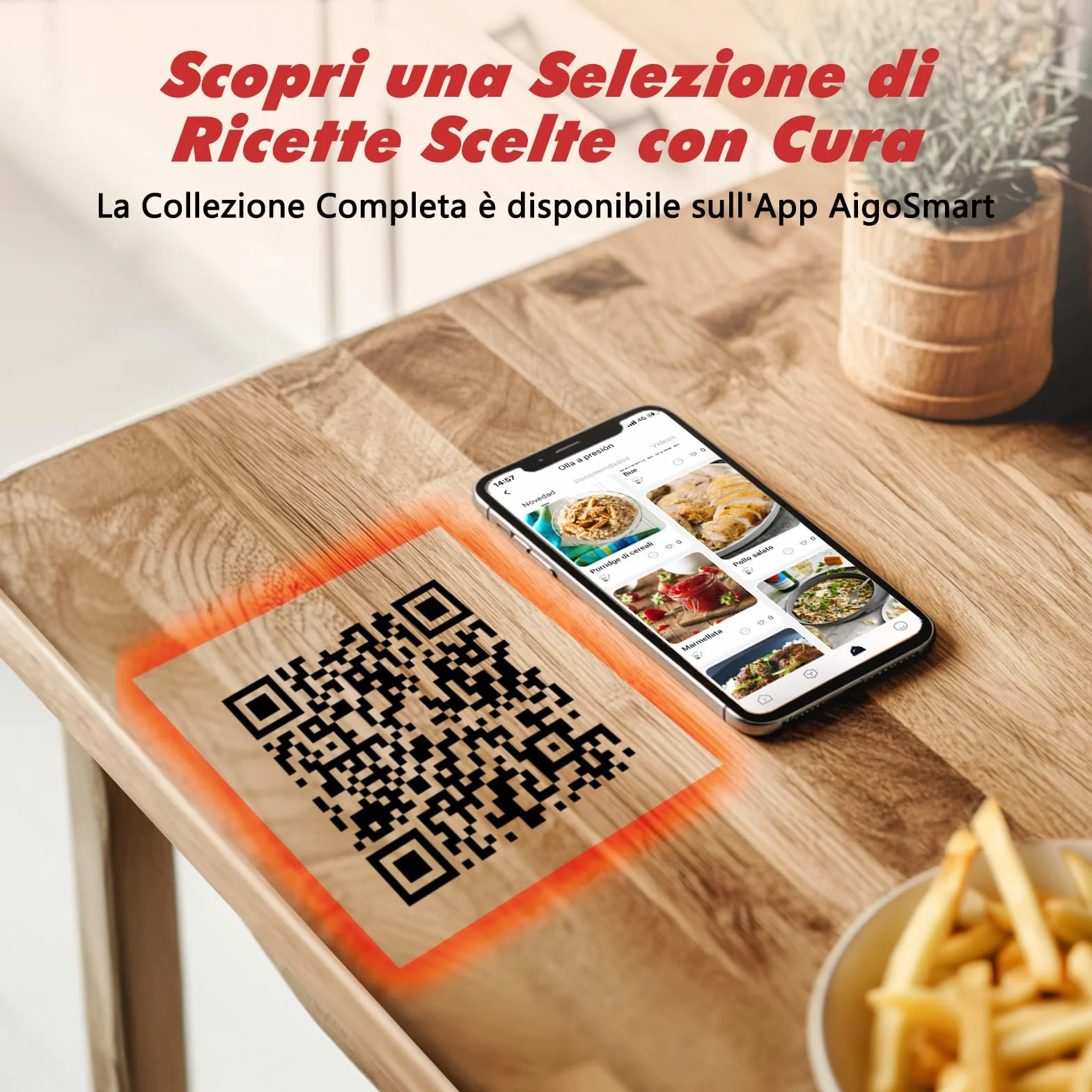 Aigostar Panda – Pentola a Pressione Multifunzione e Cottura Lenta, 14 Funzioni Programmabili, Pentola in Lega di Alluminio con Rivestimento Antiaderente da 5,5 litri, 1000 W, Ricettario in PDF