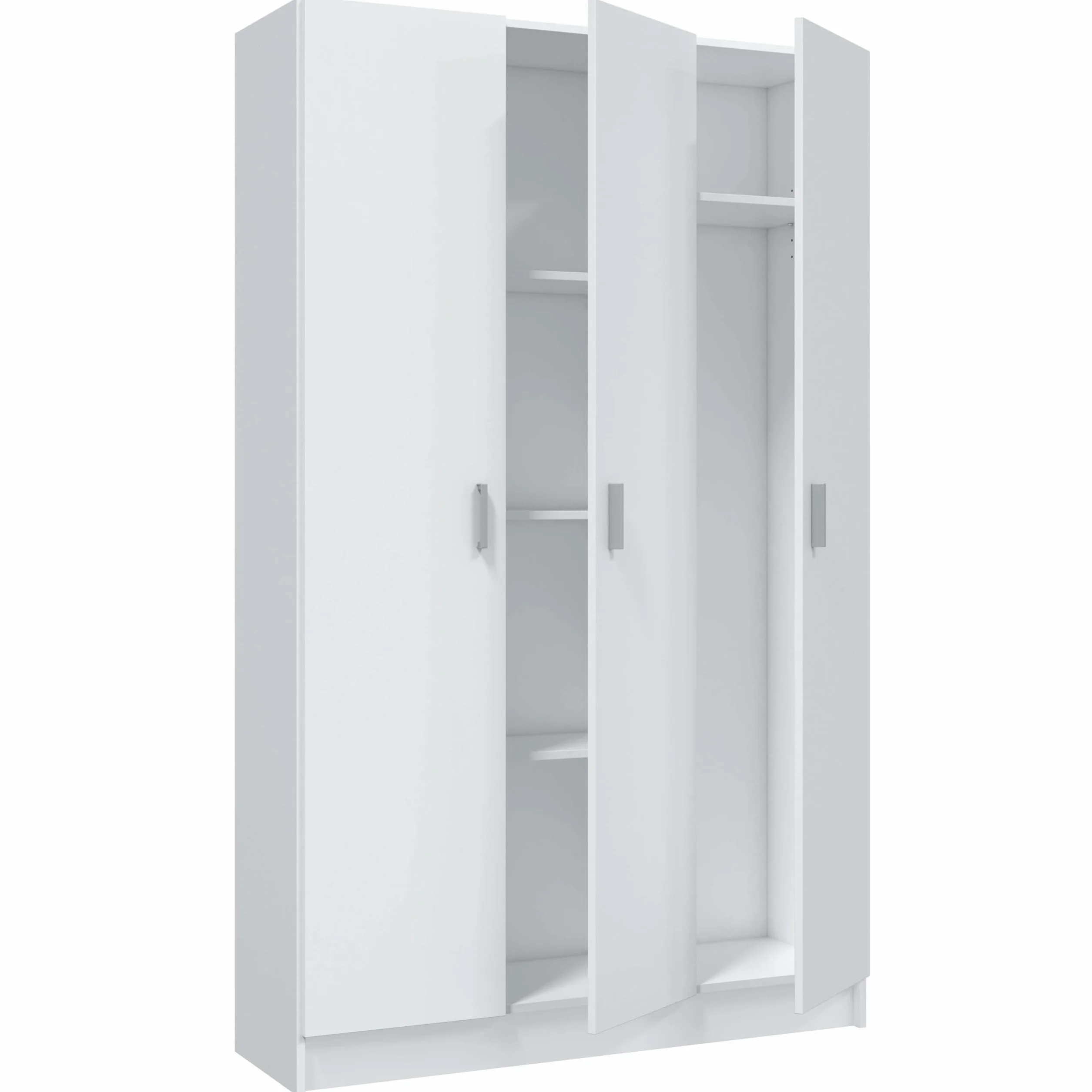 Habitdesign FOARM7143O Mobile Multiuso Tutto in Laminato, Bianco, 3