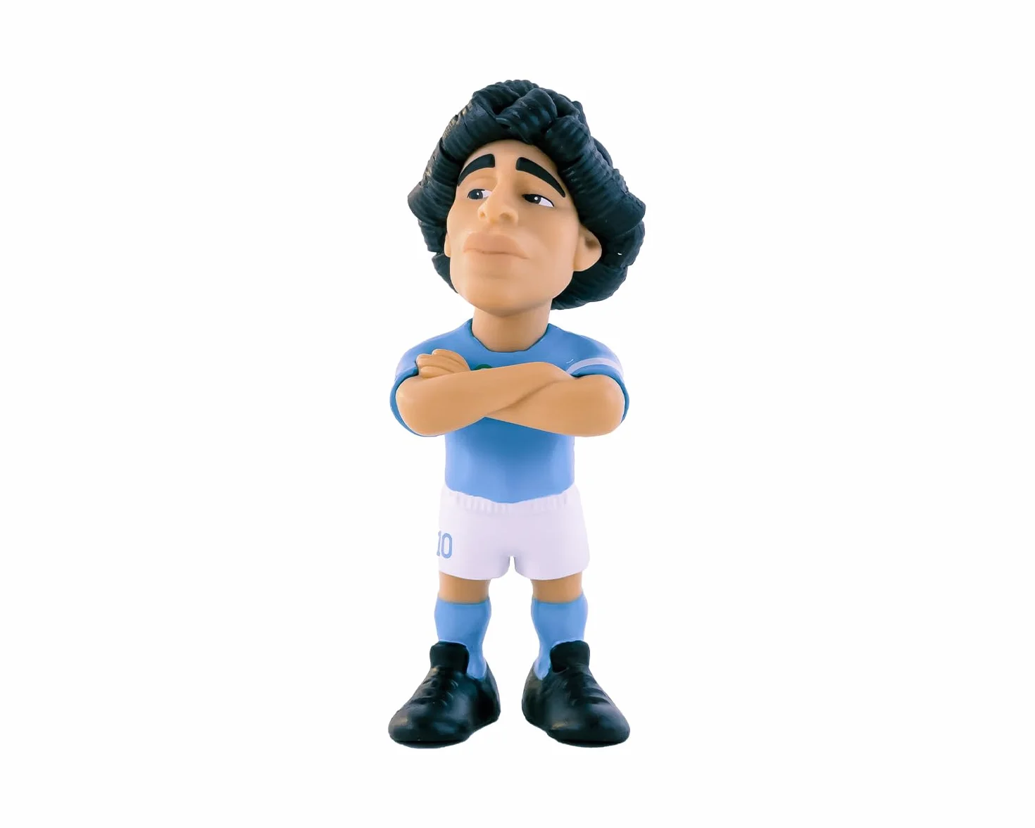 MINIX Diego Armando Maradona Numero 10 Maglia Azzurra Figura Statuetta Originale Serie Football Stars 11cm