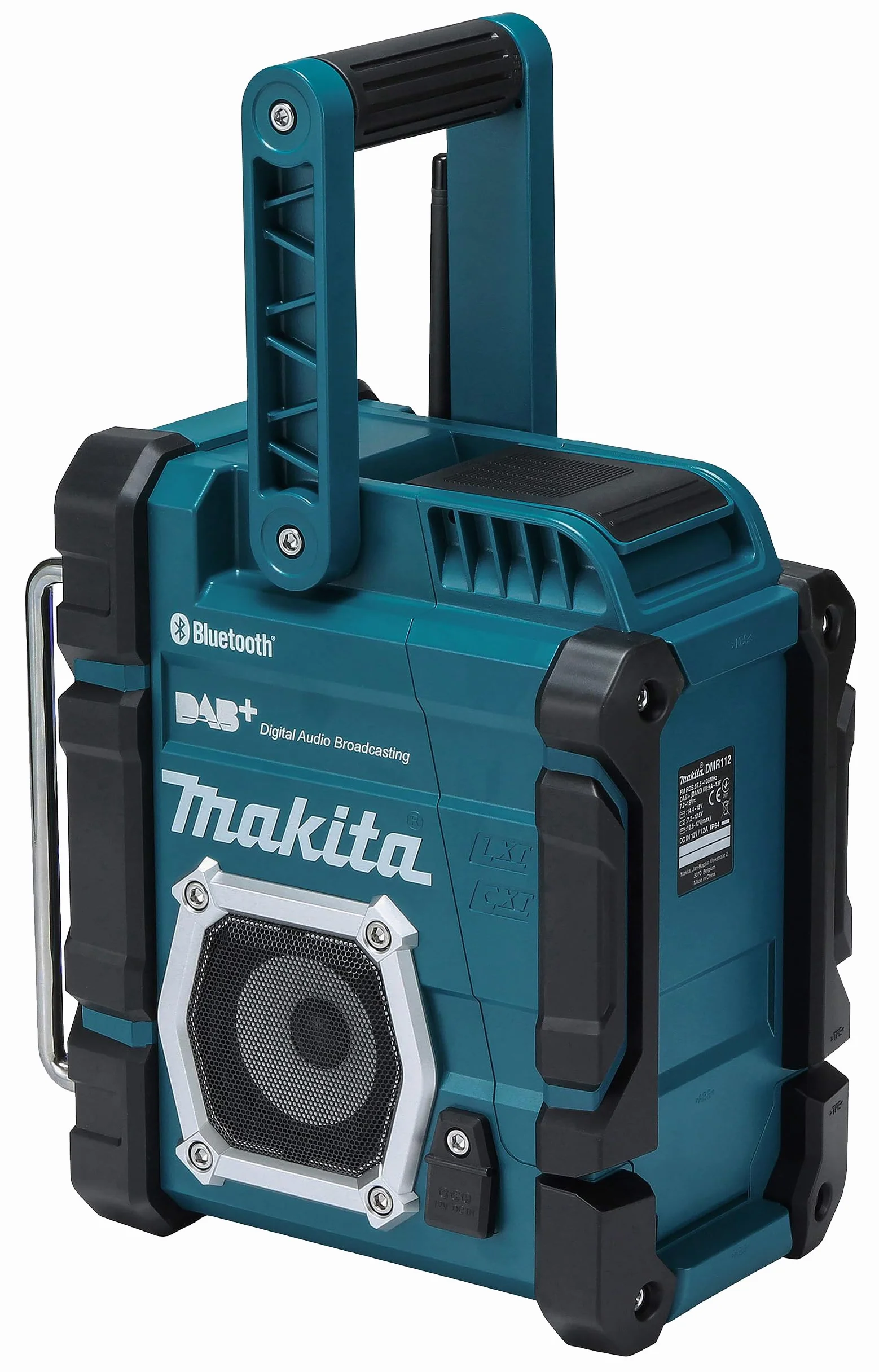 Makita DMR112 Radio da cantiere DAB/DAB+, agli ioni di litio, con Bluetooth, batterie e caricabatterie non inclusi