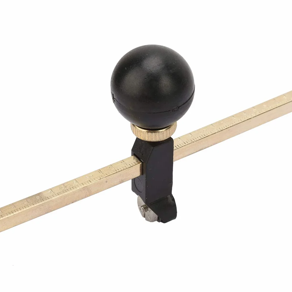 Tagliavetro Circolare 6 Ruote, Tagliavetro con Diametro Regolabile e Ventosa, Strumento per Taglio Vetro Tondo Fino a 20 cm, Impugnatura Ergonomica per Tagliapiastrelle (7,9 Pollici)