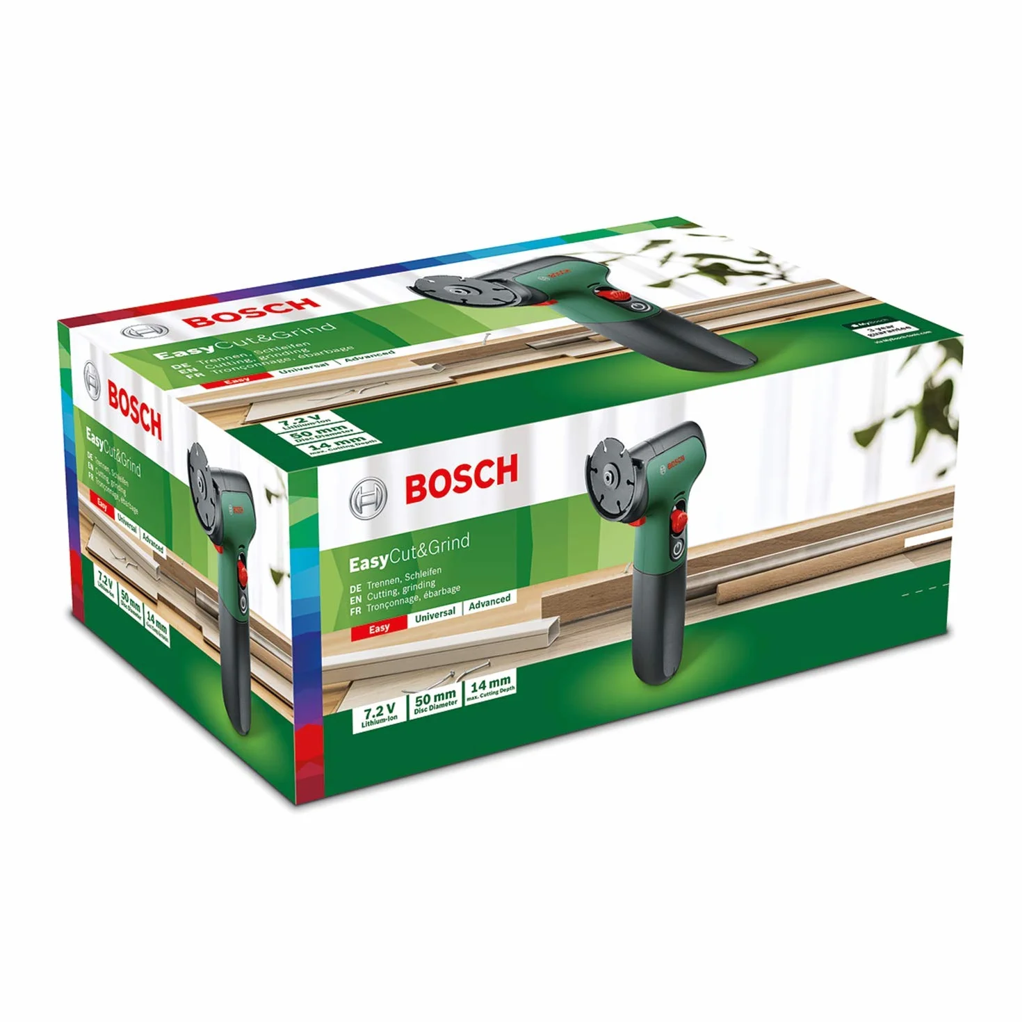 Bosch EasyCut&Grind Utensile a batteria 2.0 Ah 7.2 Volt