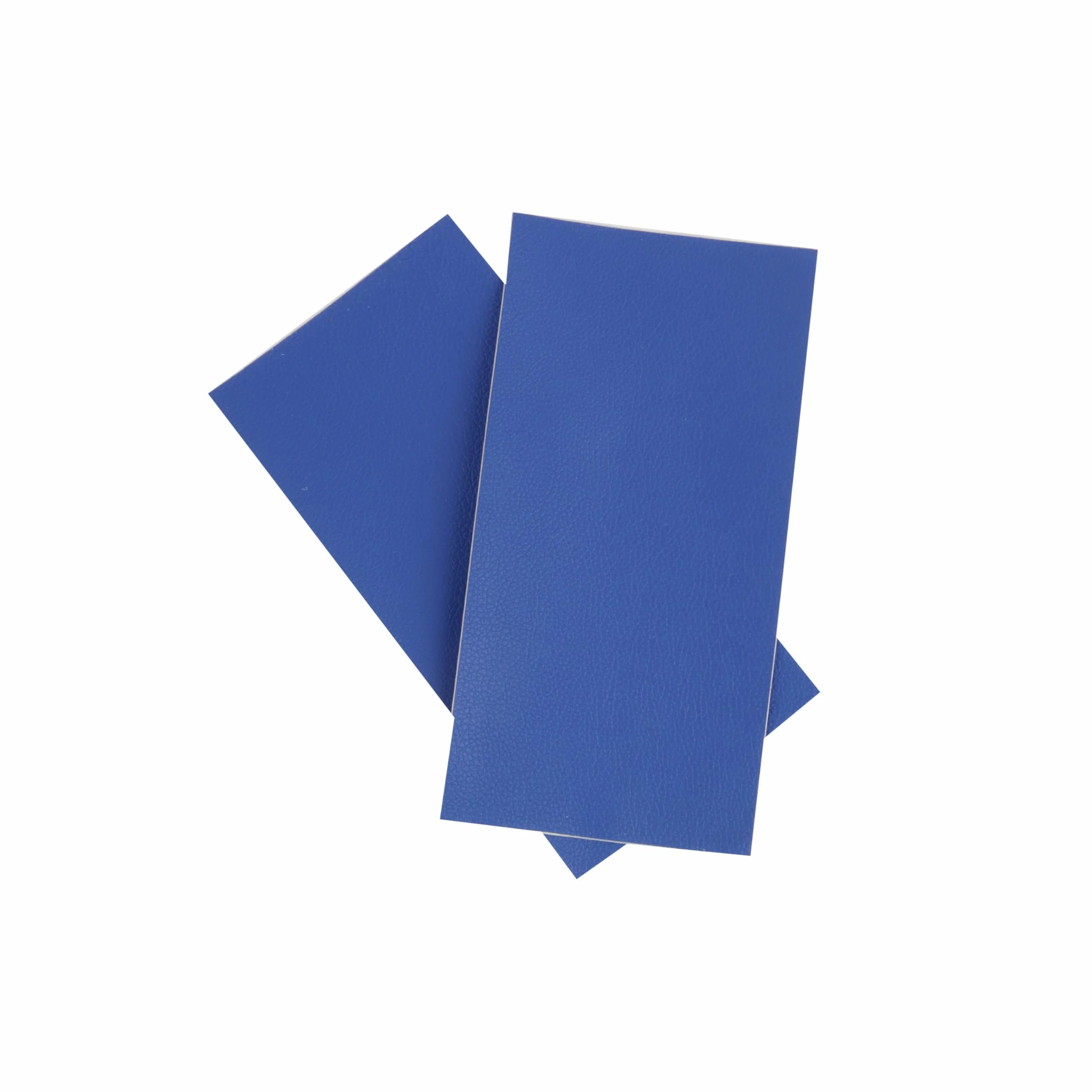 Blu Brillante Toppe in Pelle Autoadesive 10 x 20 cm, Finta Pelle