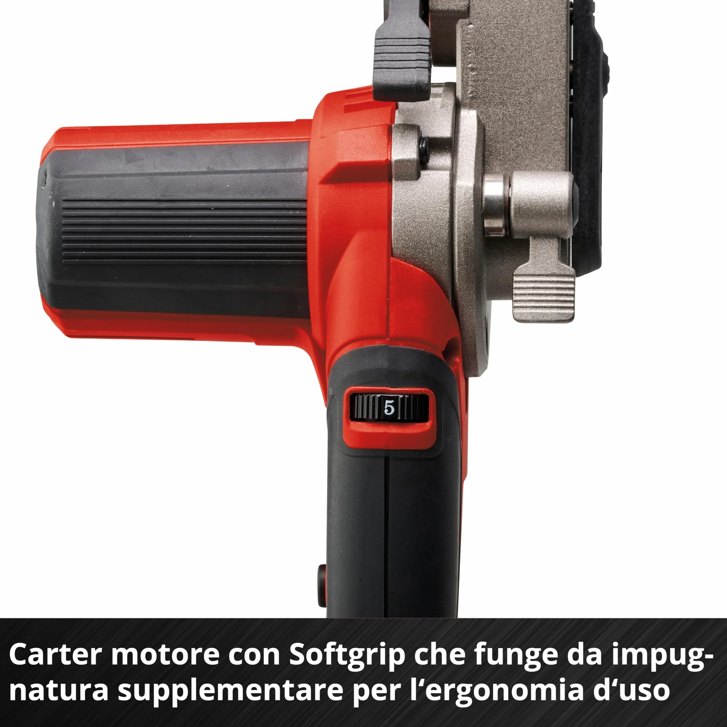 Lima a nastro a batterie Einhell TE-BF 18 Li-Solo Power X-Change (18 V, velocità fino a 1.700 m/min, 2 bracci abrasivi 9 mm e 13 mm, incl. 12 pz. nastri abrasivi, senza batteria)