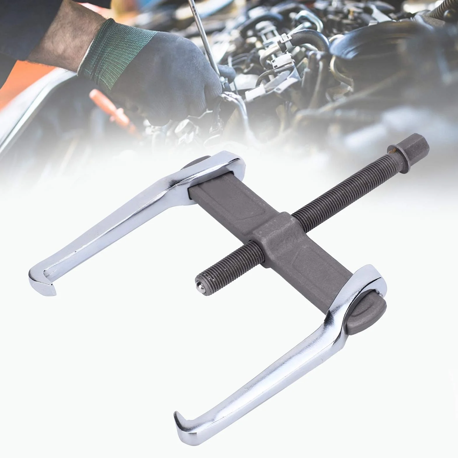 Estrattore per Cuscinetti, Estrattore per Ingranaggi a 2 Ganasce, Strumento di Rimozione Rimozione Regolabile Estrattore Professionale per Copritasti per Ingranaggi, Pulegge, (24 cm/9,4 pollici)