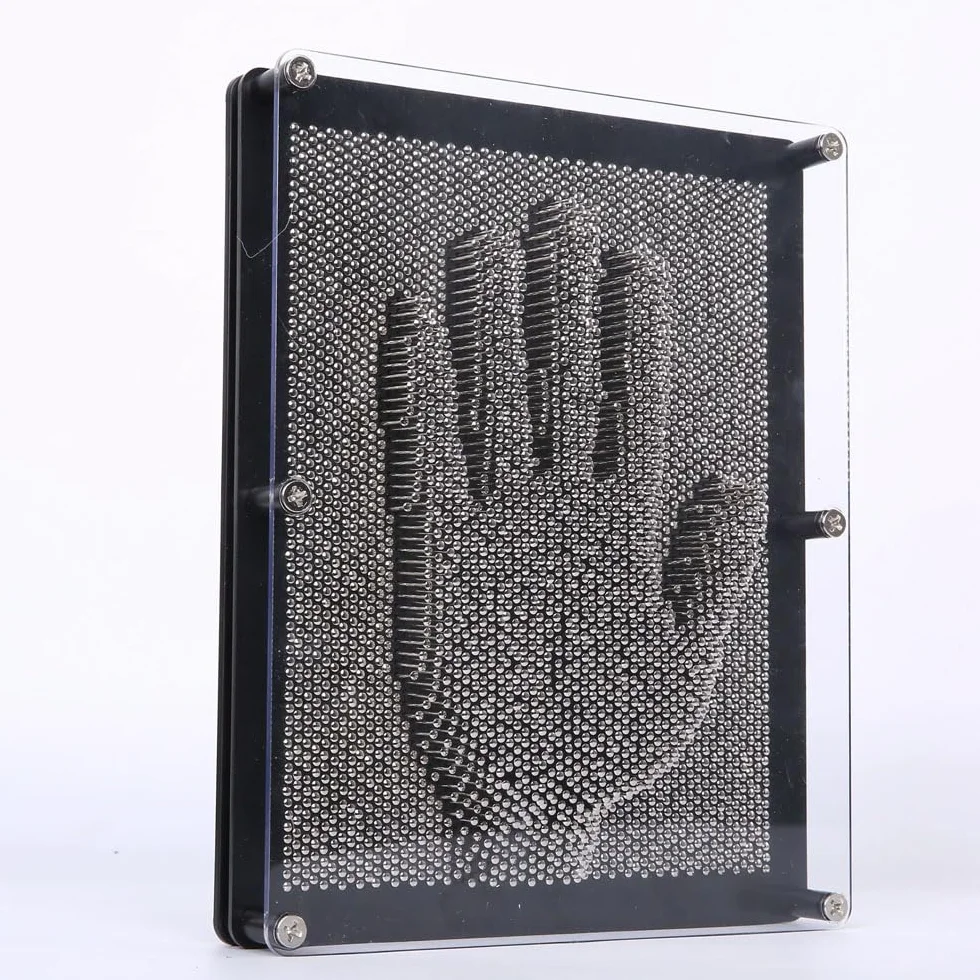 LATRAT Gioco per unghie per sformare impronte 3D, impronte digitali, spilla per pittura (176X127X47MM)
