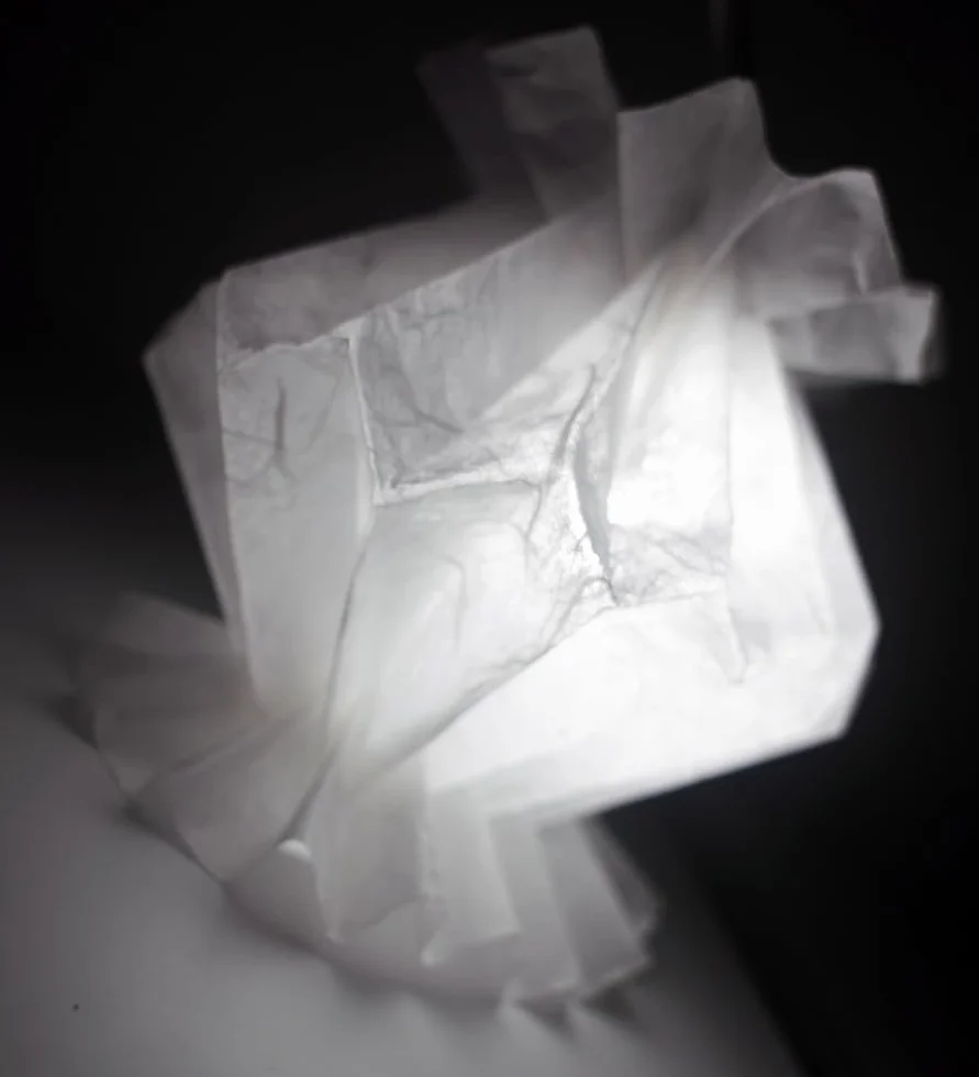 Fogli di carta di gelso bianco per origami, design artigianale, tessuti per washi, per la creazione di biglietti e decoupage su vetro (21,6 x 27,9 cm) (25 fogli)