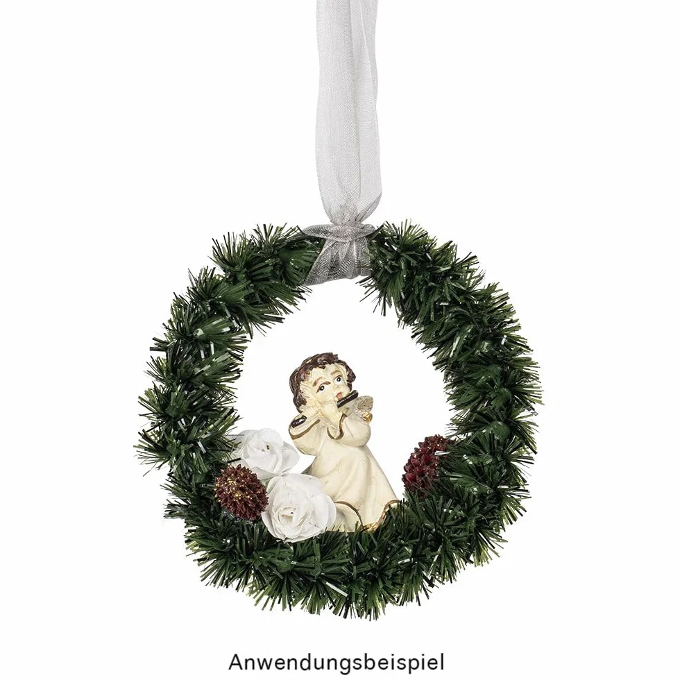 Anelli in plastica bianco per acchiappasogni Ø interno 7,7 cm Ø esterno 8,2 cm 6 mm 10 pezzi