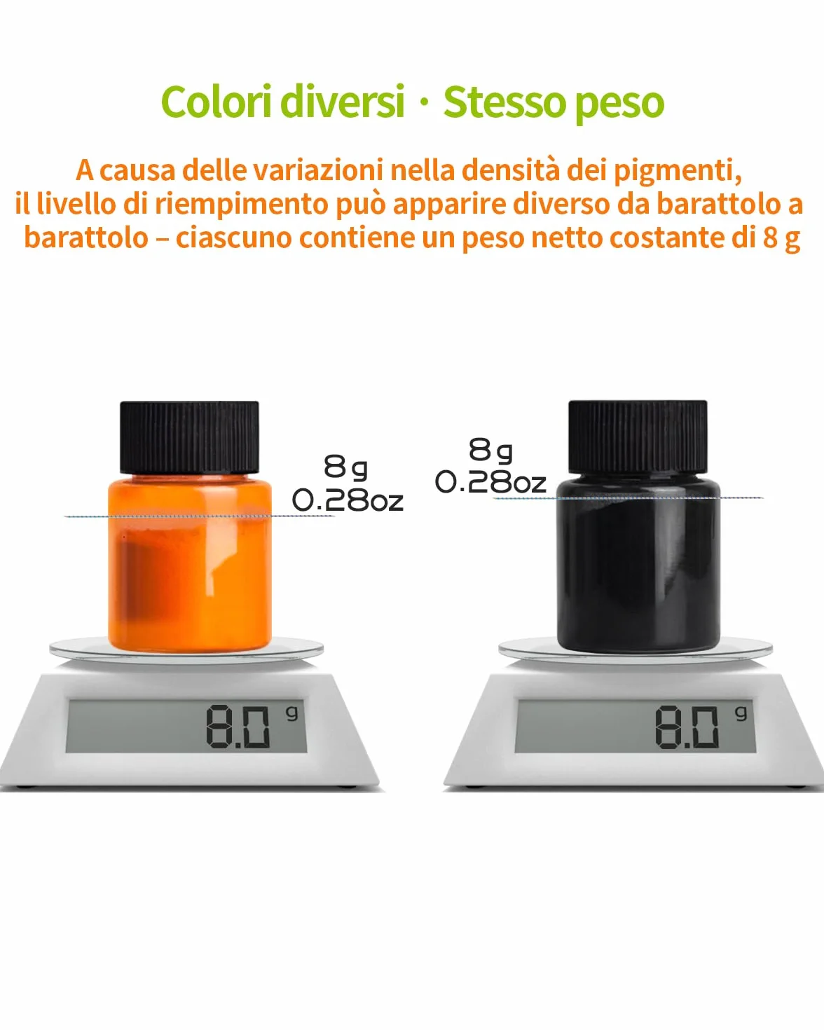 Polvere di Mica 36 Colori, Set di Pigmenti Perlescenti da 20 ml per Resina Epossidica, Sapone Artigianale, Bombe da Bagno, Candele, Lucidalabbra, Nail Art e Hobby Creativi DIY