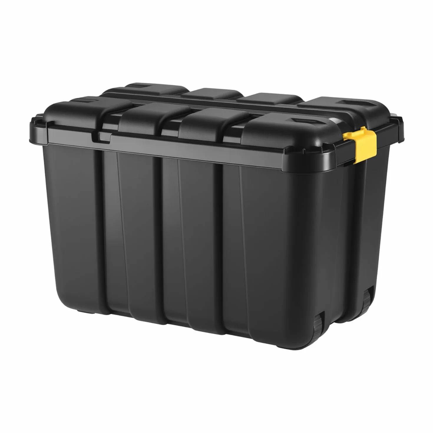 Paluplus Box Attrezzi con Ruote 79x52x52 cm 150 Litri Nero con Chiusura a Scatto -5940F-6,9