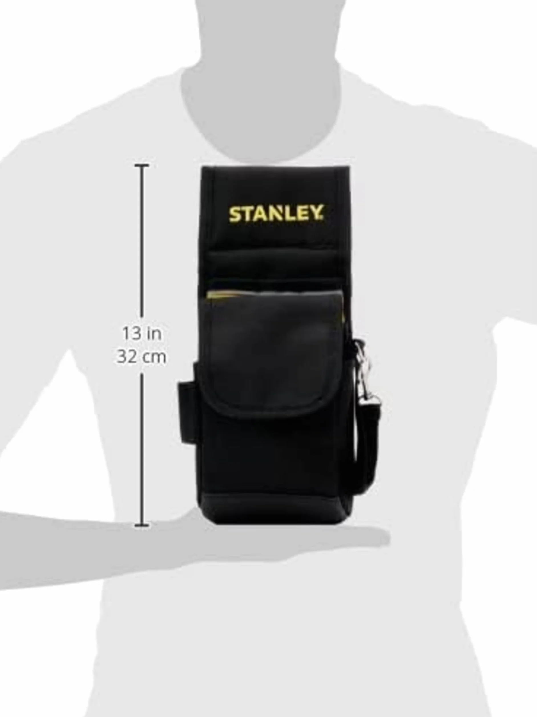 STANLEY 1-93-329 Fodero porta utensili da cintura, Nero/Giallo