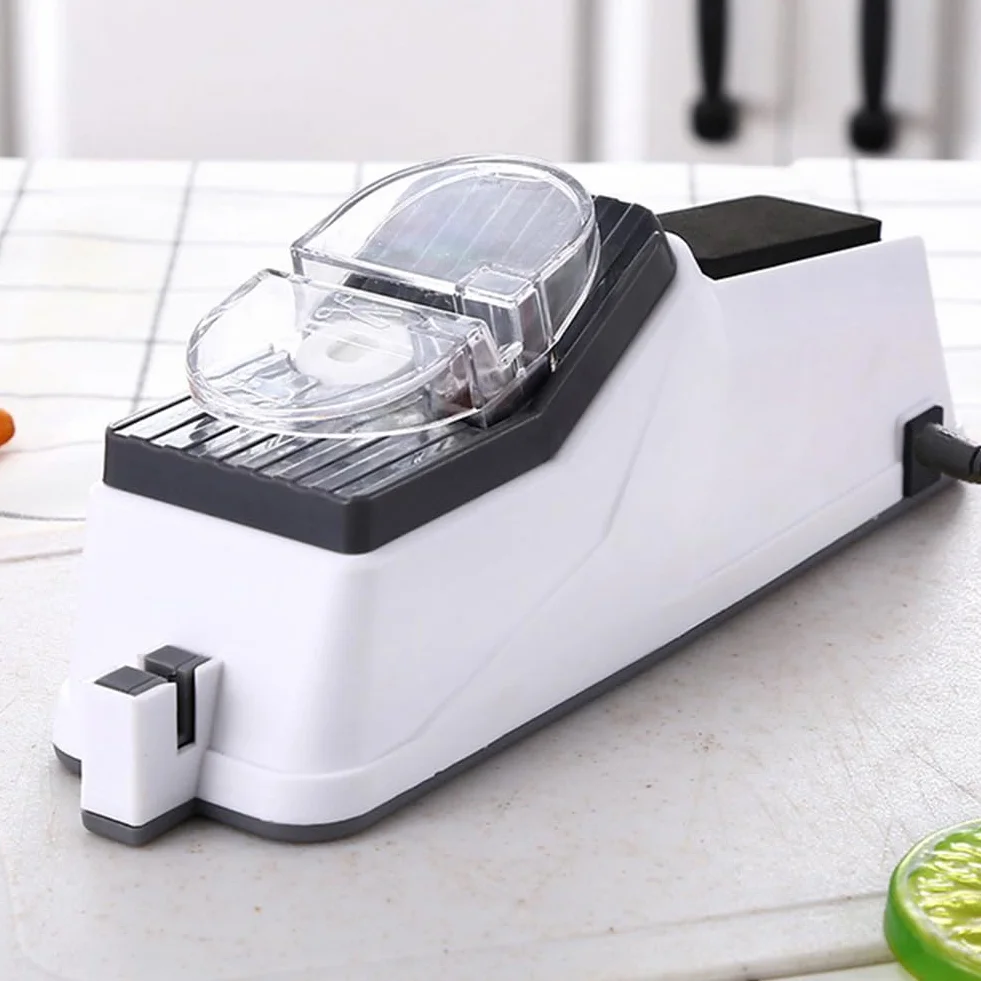 Affilacoltelli automatico USB Affilacoltelli elettrici Affilacoltelli professionali ricaricabili Strumento for affilare velocemente Coltelli da cucina Strumento for affilare i colte