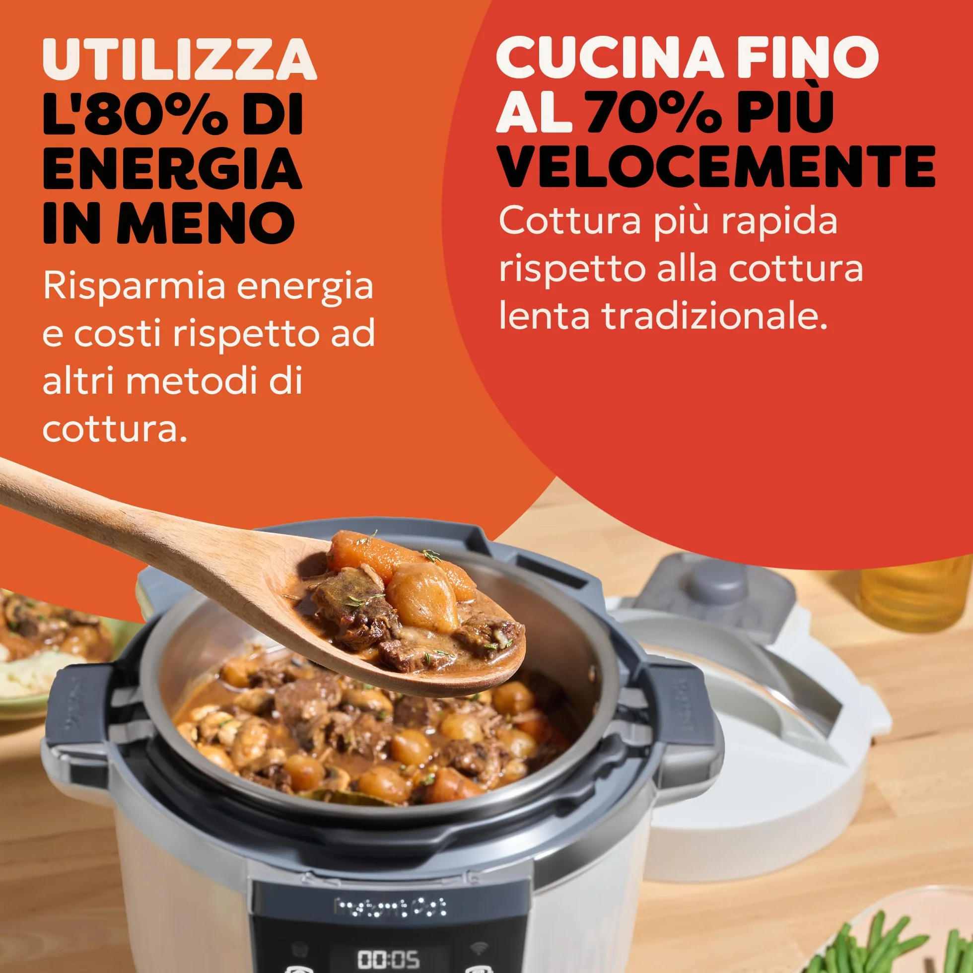 Instant Pot Pro multicooker 10 in 1 da 5,7 l – bianco, pentola a pressione, casseruola, cuoci riso, casseruola, yogurt, scaldavivande sottovuoto, cottura a vapore, NutriBoost, lavabile in
