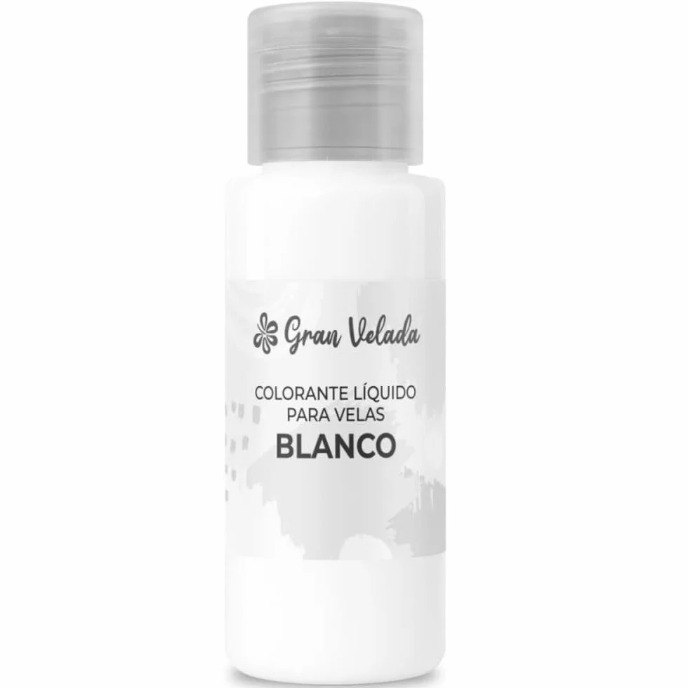 Colorante liquido bianco per candele, intensifica il bianco opaco, formula concentrata e pratica, aggiungere alcune gocce alla paraffina fusa, 30 ml