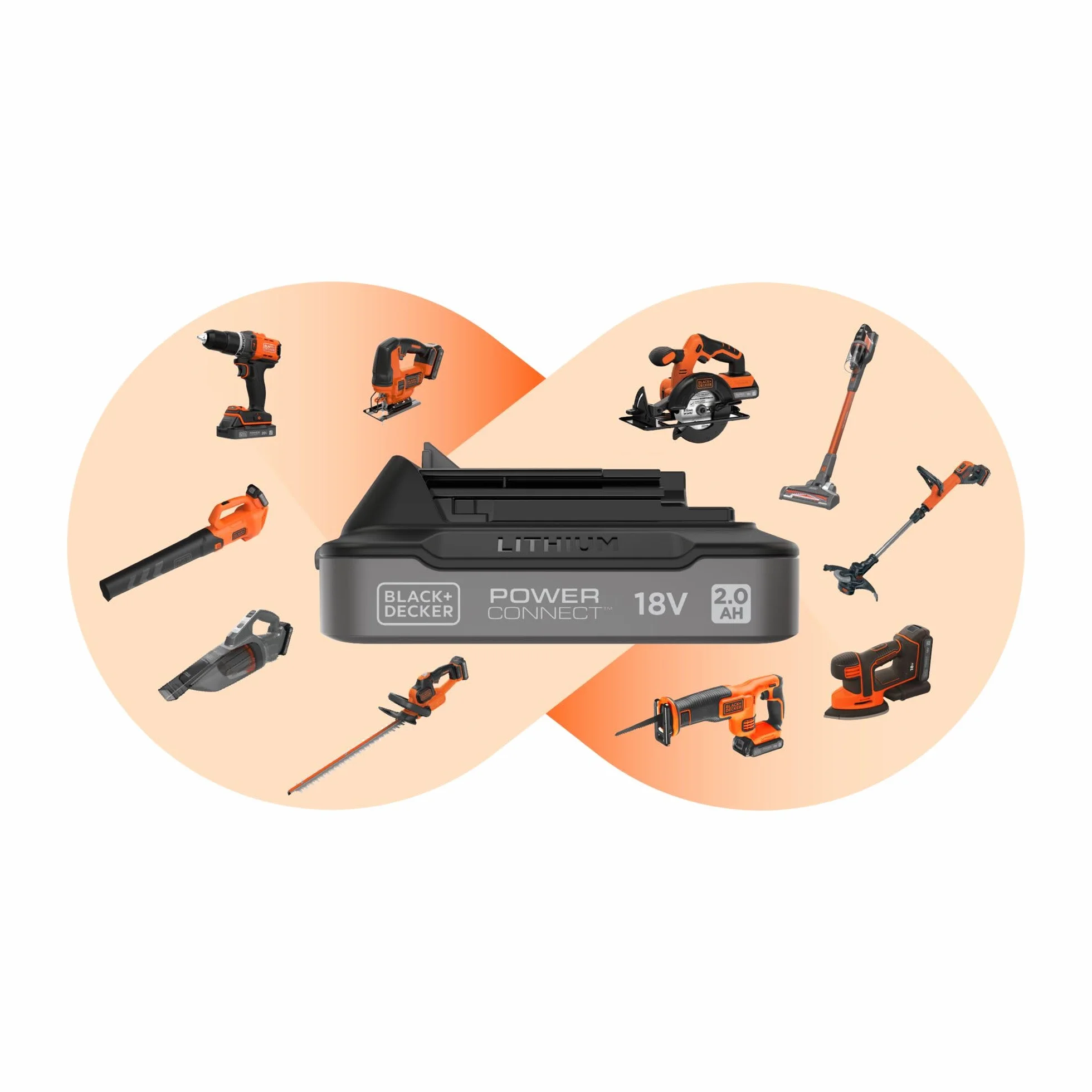 BLACK+DECKER Trapano avvitatore a batteria 18V a 1 velocità. In dotazione: una batteria agli ioni di litio da 18V/1,5Ah e un caricabatterie in una custodia