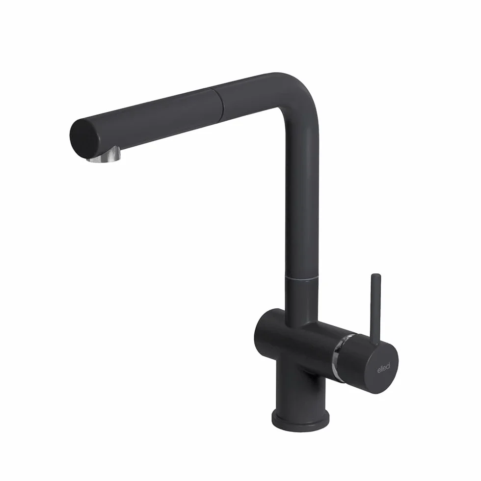 Elleci | Rubinetto cucina Granitek | STREAM PLUS | Colore : G40 Nero