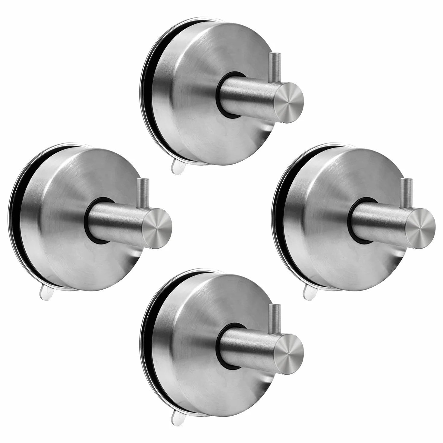 Ganci Ventosa 304 Acciaio Inossidabile Extra Forte per Asciugamani Bagno Cucina Senza Fori